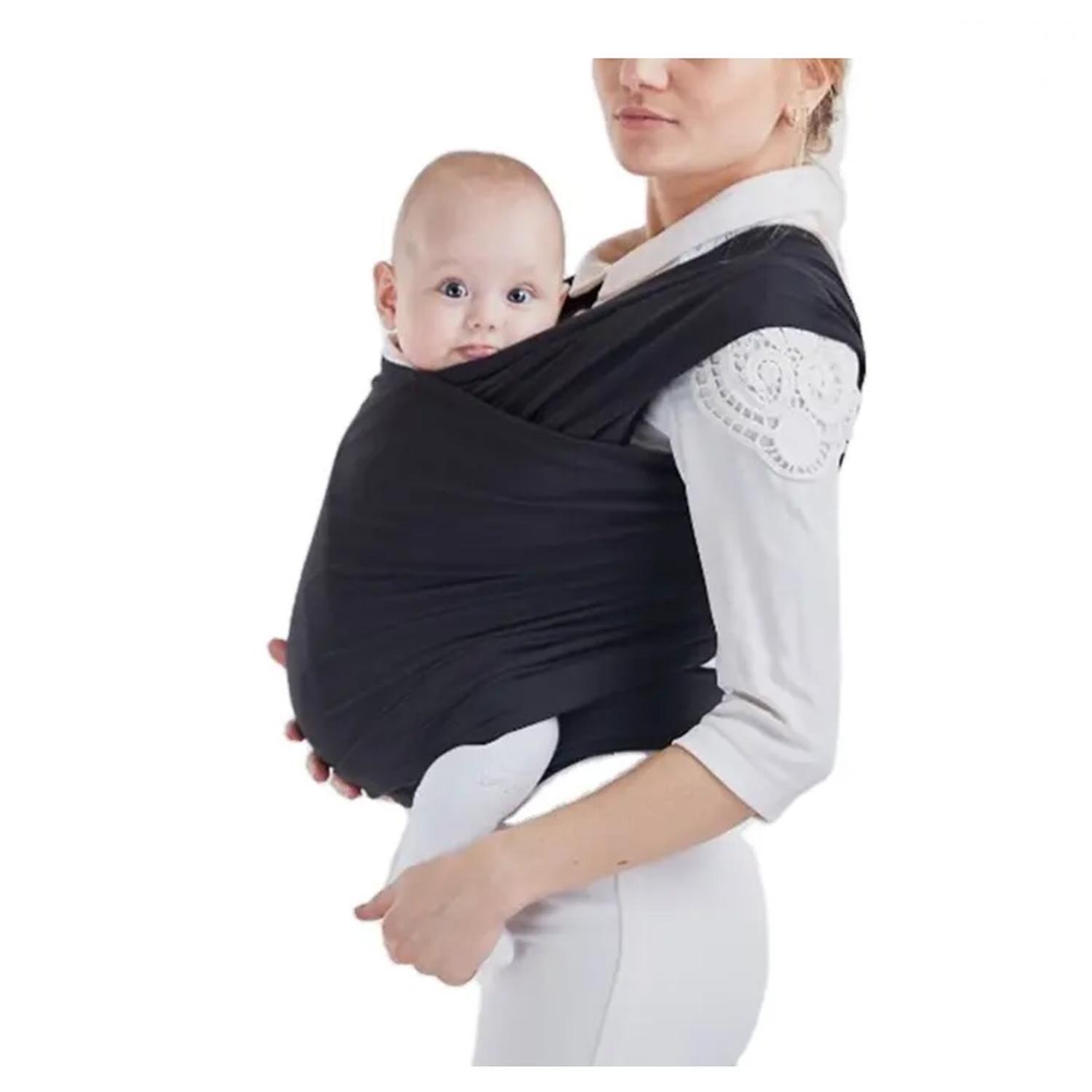 Fular Semielastico Portabebe Negro-1