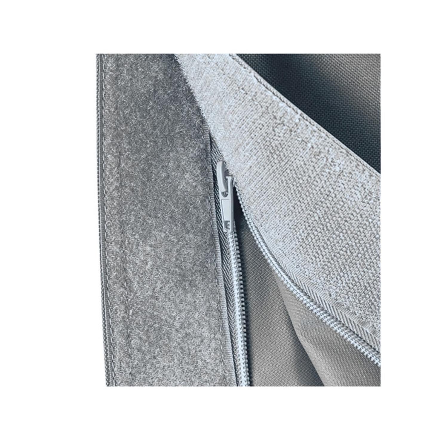 Cojin Gigante Impermeable Puff 600D 180X140 Cm Gris-4