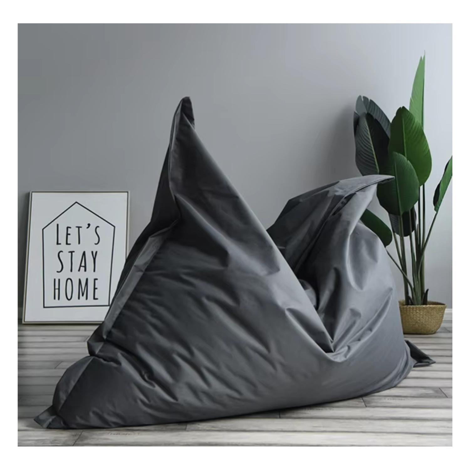 Cojin Gigante Impermeable Puff 600D 180X140 Cm Gris-8
