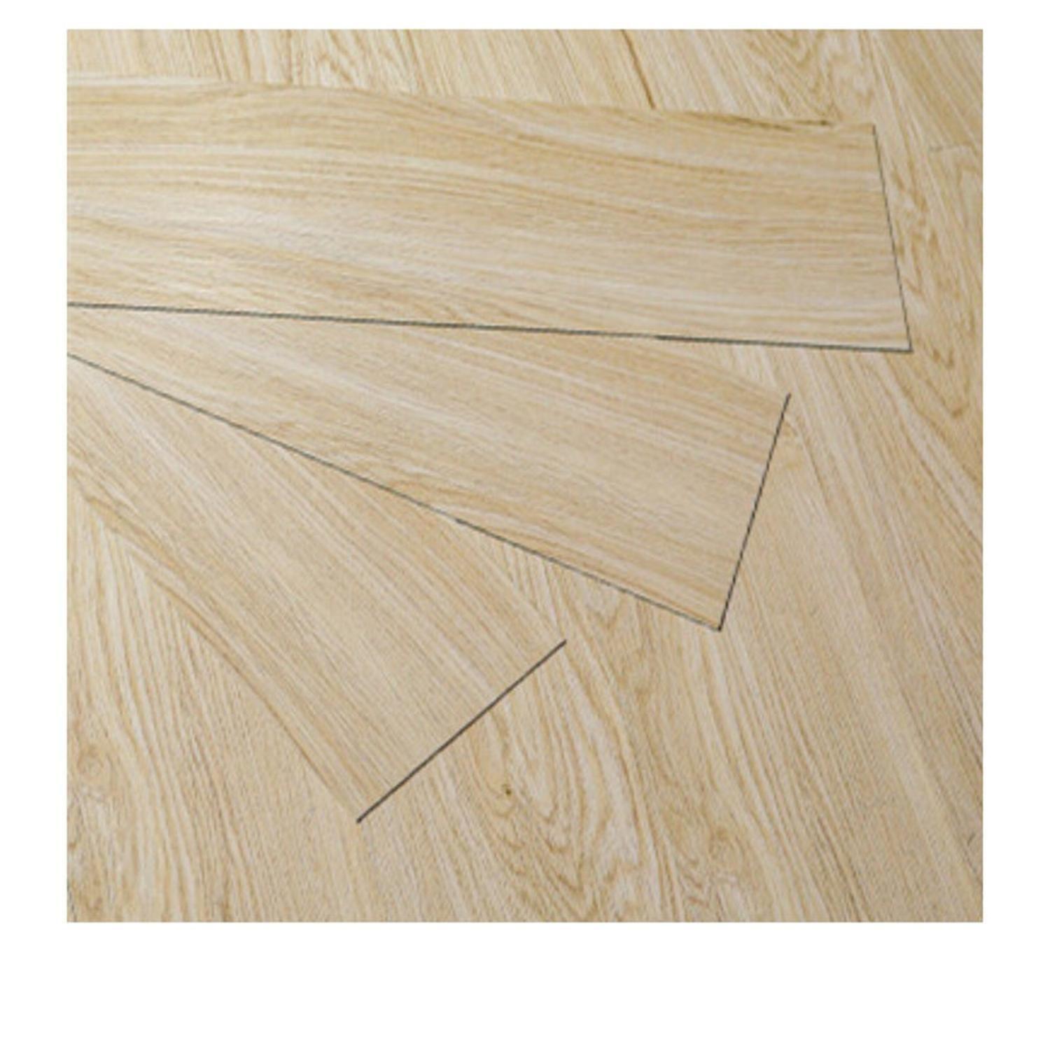 Piso Vinílico Adhesivo Símil Madera 91,4x15,2 Beige-2