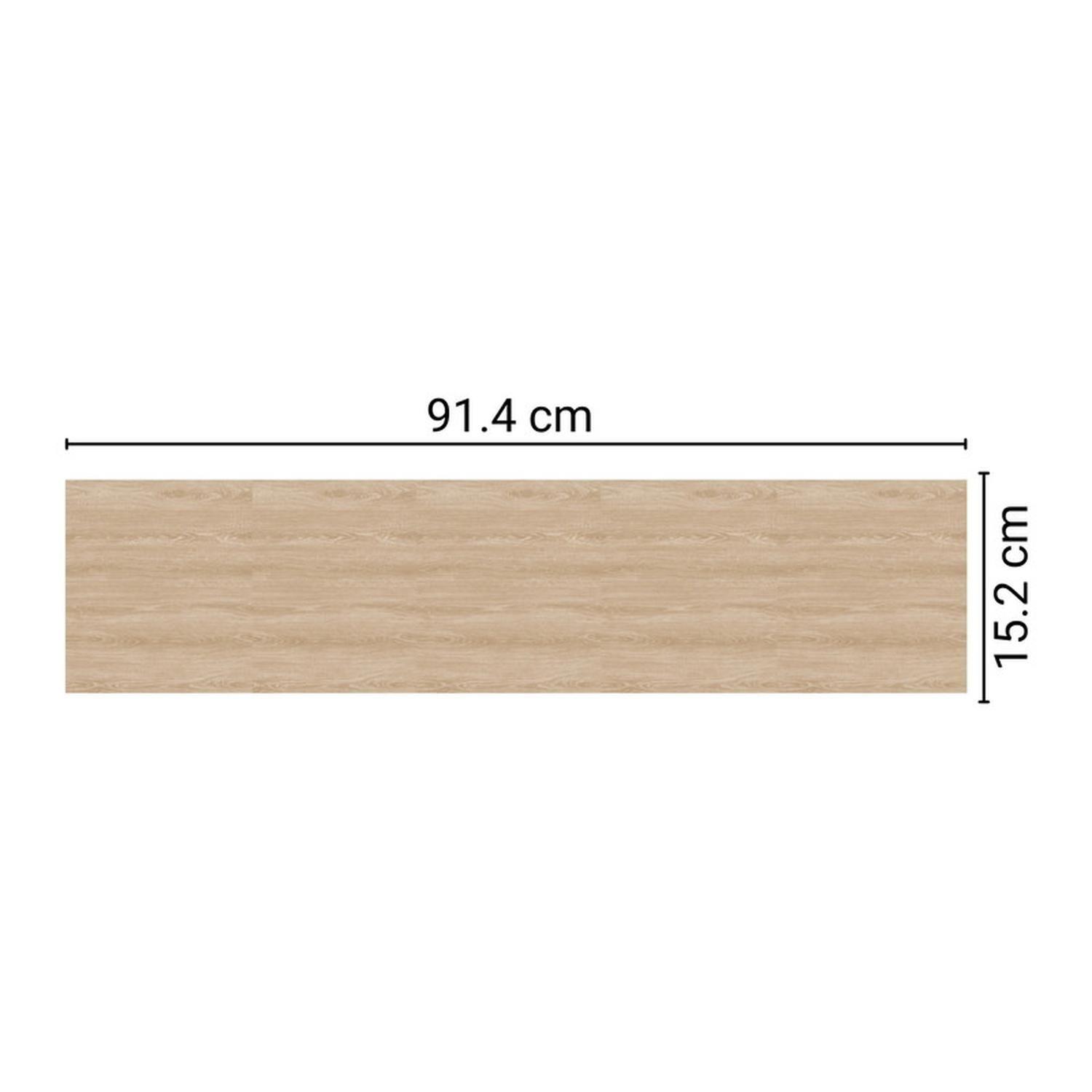 Piso Vinílico Adhesivo Símil Madera 91,4x15,2 Beige-4
