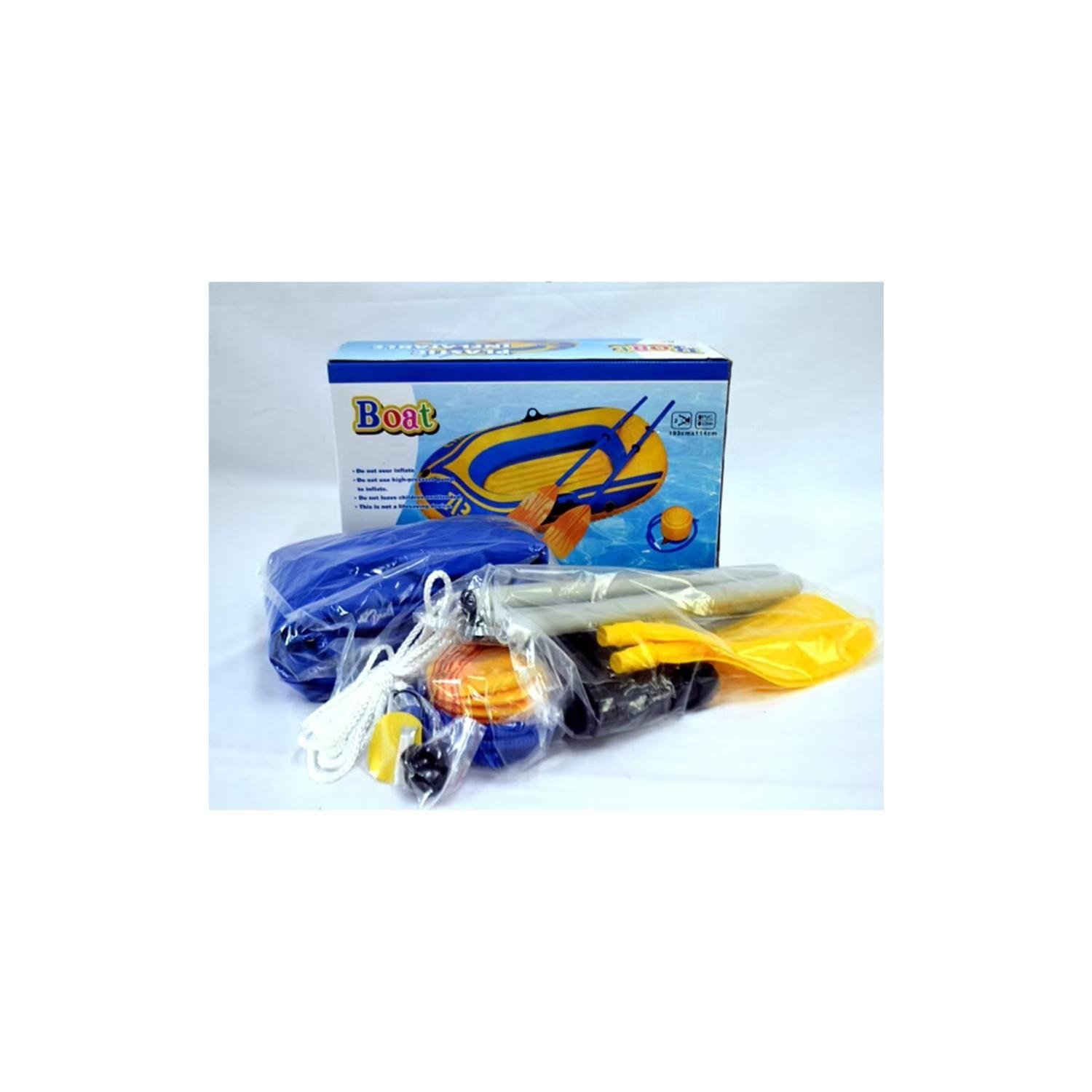 Bote Inflable Con Remo Para 2 Personas. 198 X 122 Cm.-3