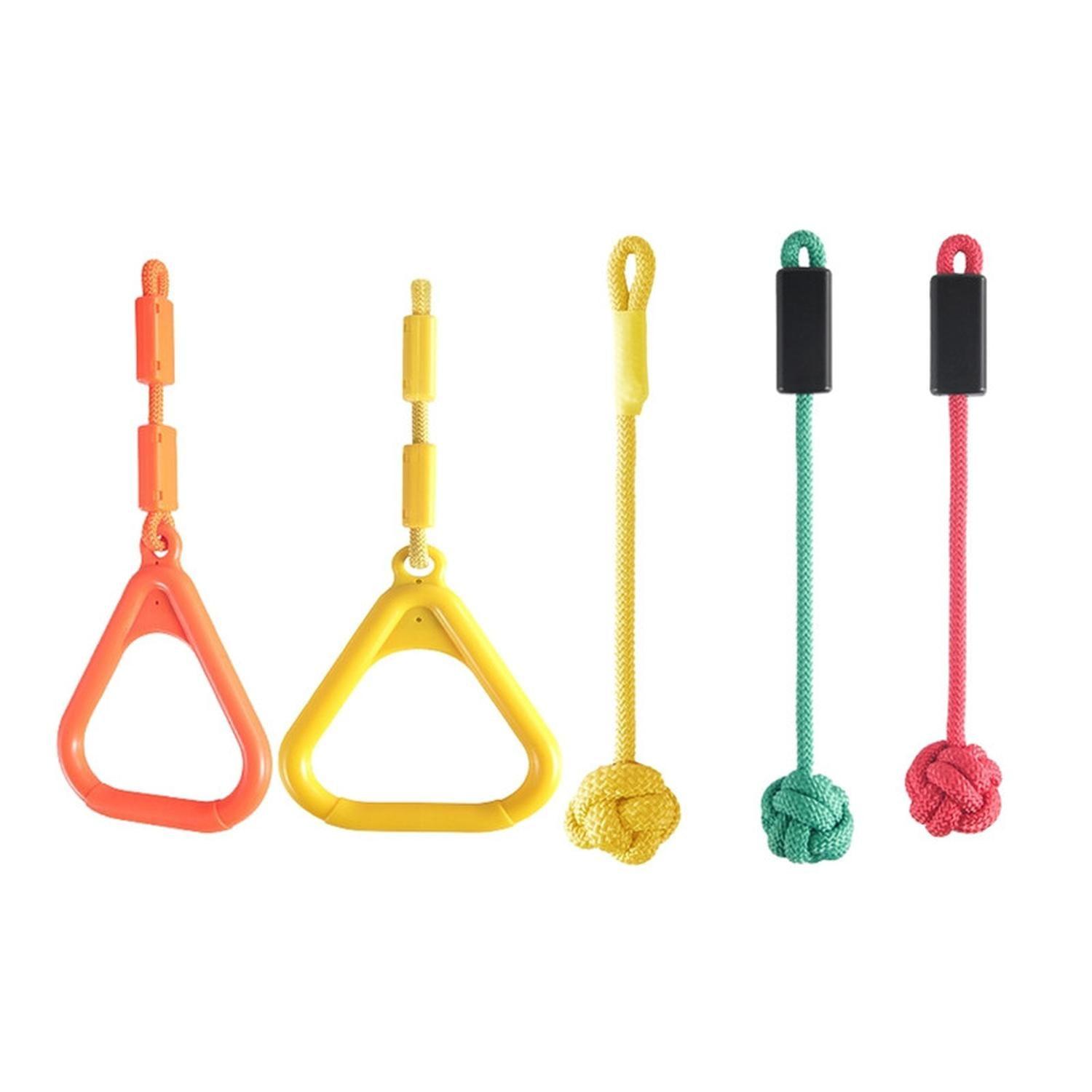 Juego Obstaculos Carrera 8 Niños Slackline Ninja Warrior-4