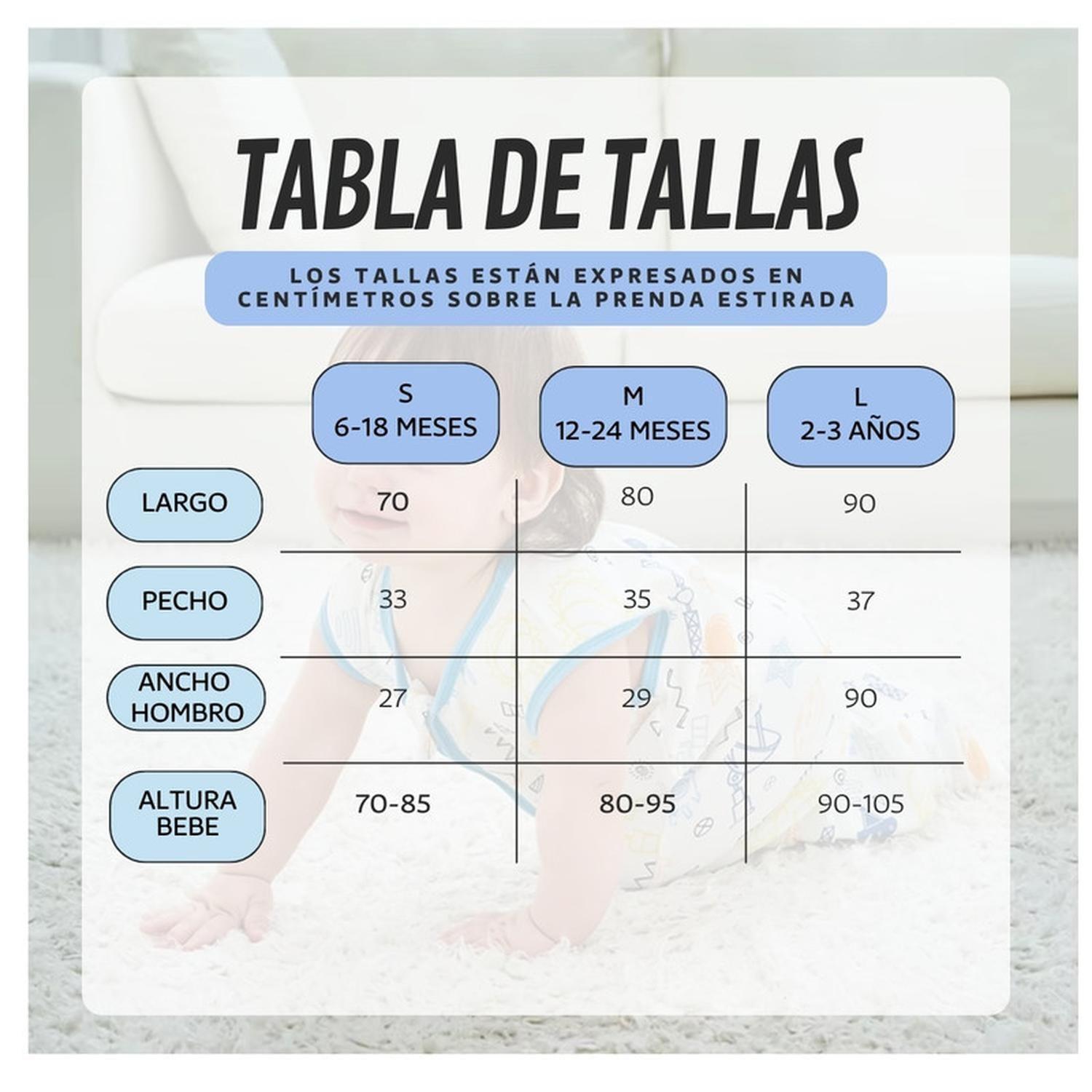Saquito Dormir Bebe Tog 0,5 Con Pie Algodon Liviano Universo-5