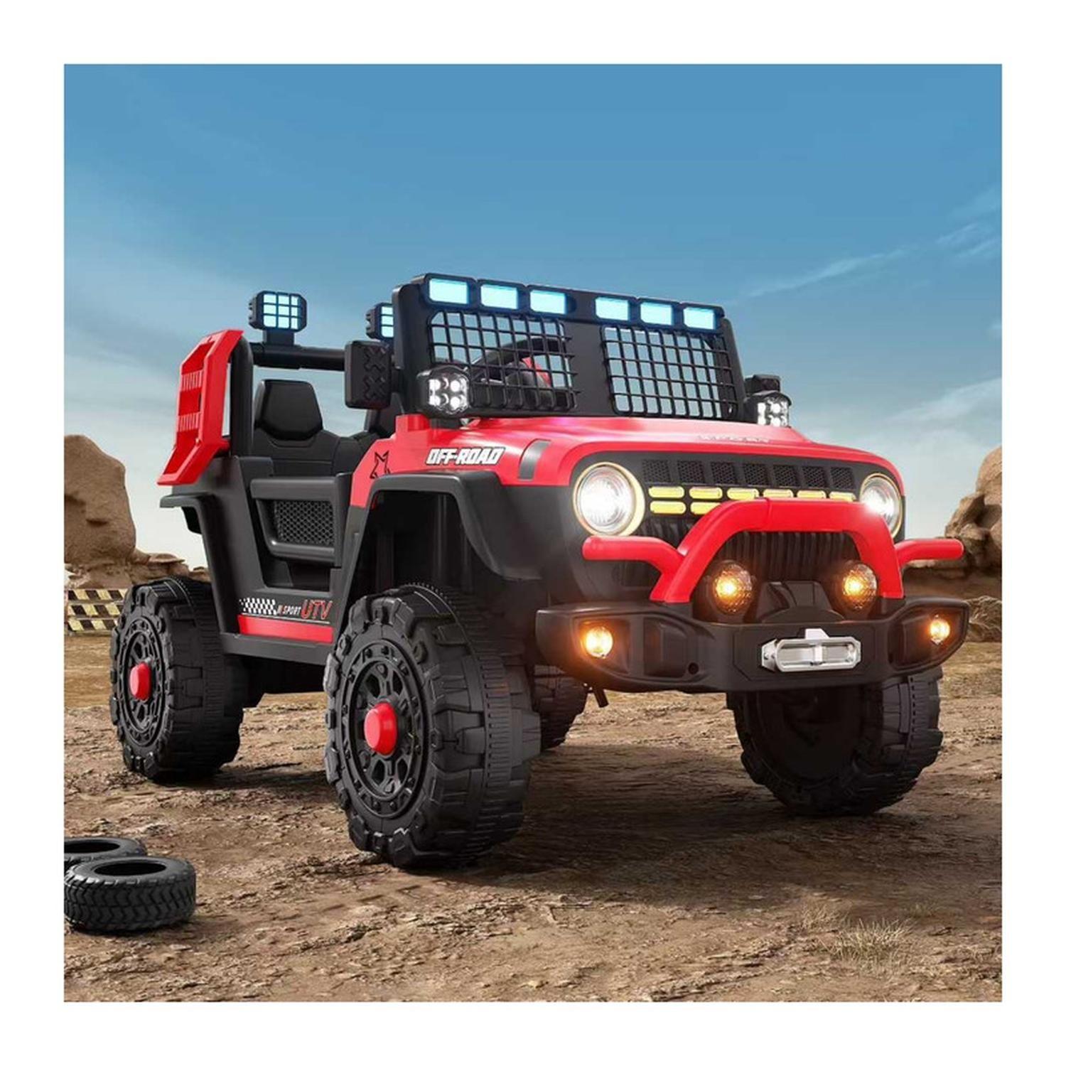 Auto Eléctrico Infantil Jeep Blaze Batería Control Rojo-1