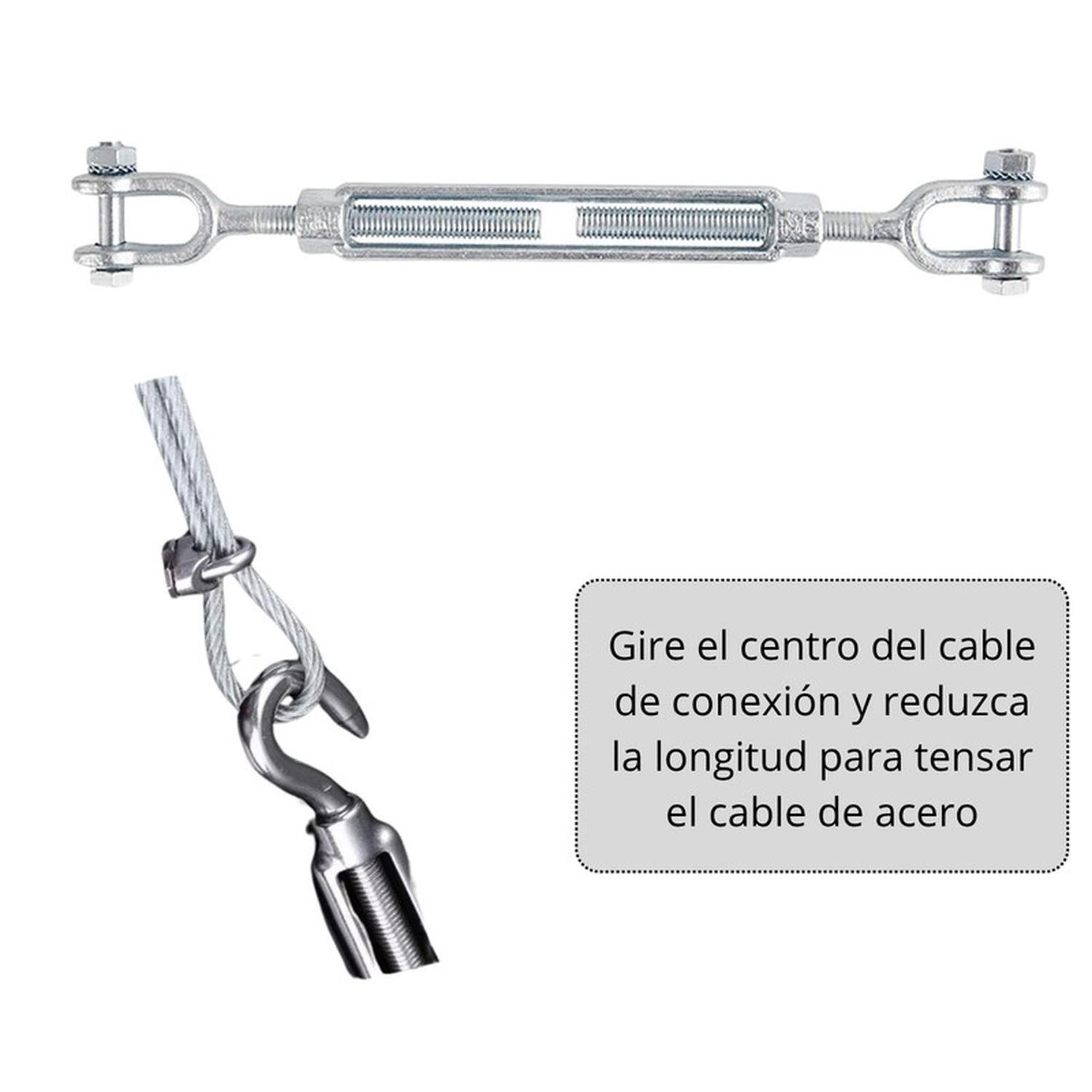 Tirolesa 30m Con Freno Juego Zipline Kit Tirolina Canopy-5