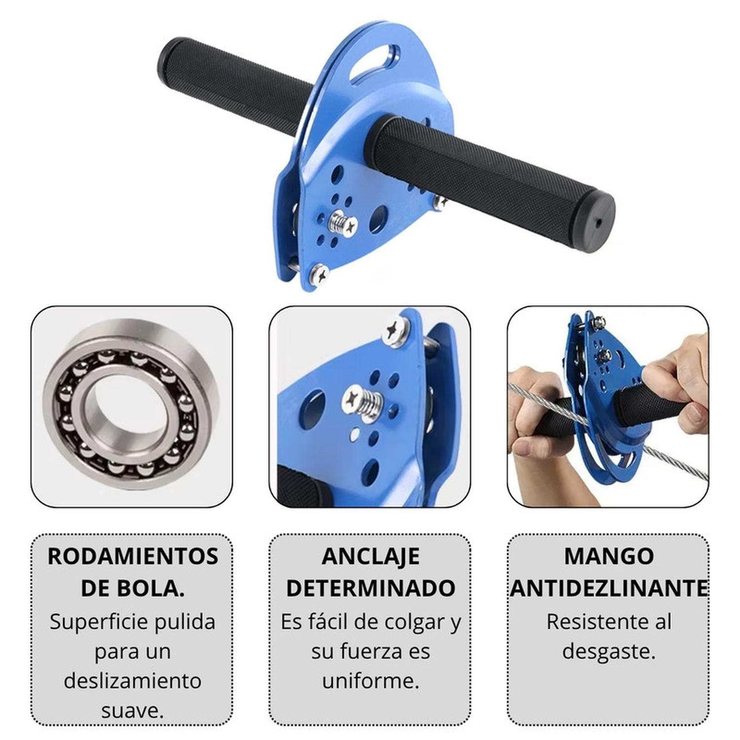 Tirolesa 30m Con Freno Juego Zipline Kit Tirolina Canopy-2