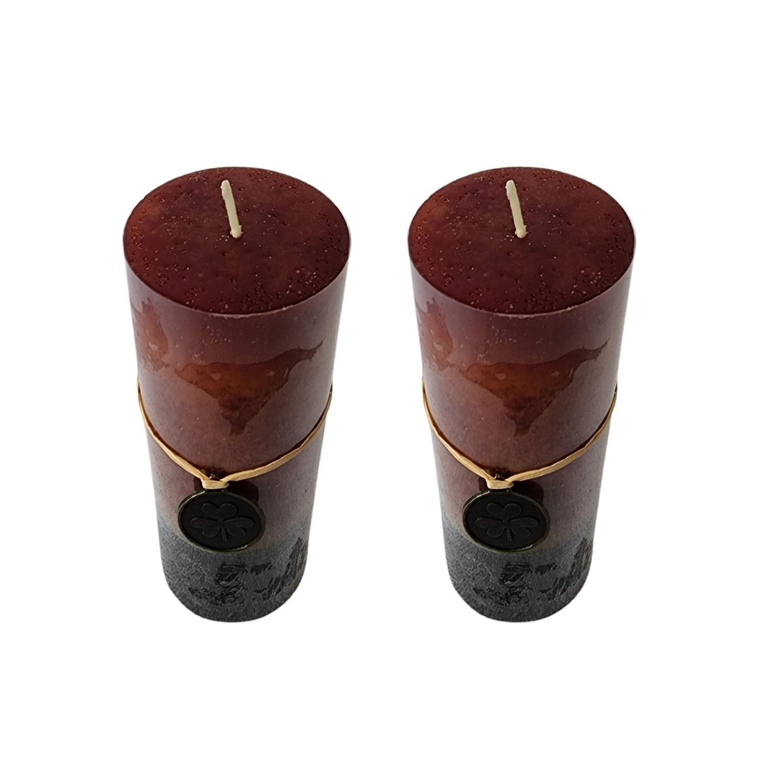 Vela Velon Cirio Alto 15Cm. Aromatico Pack 2 Unidades Caramel-1
