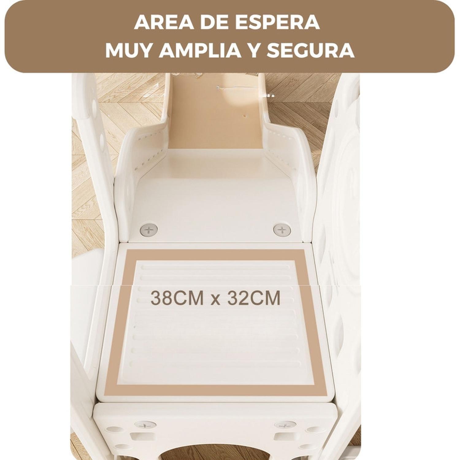 Juego Resbalin Infantil + Escalada Tobogan Torre Rojo-4