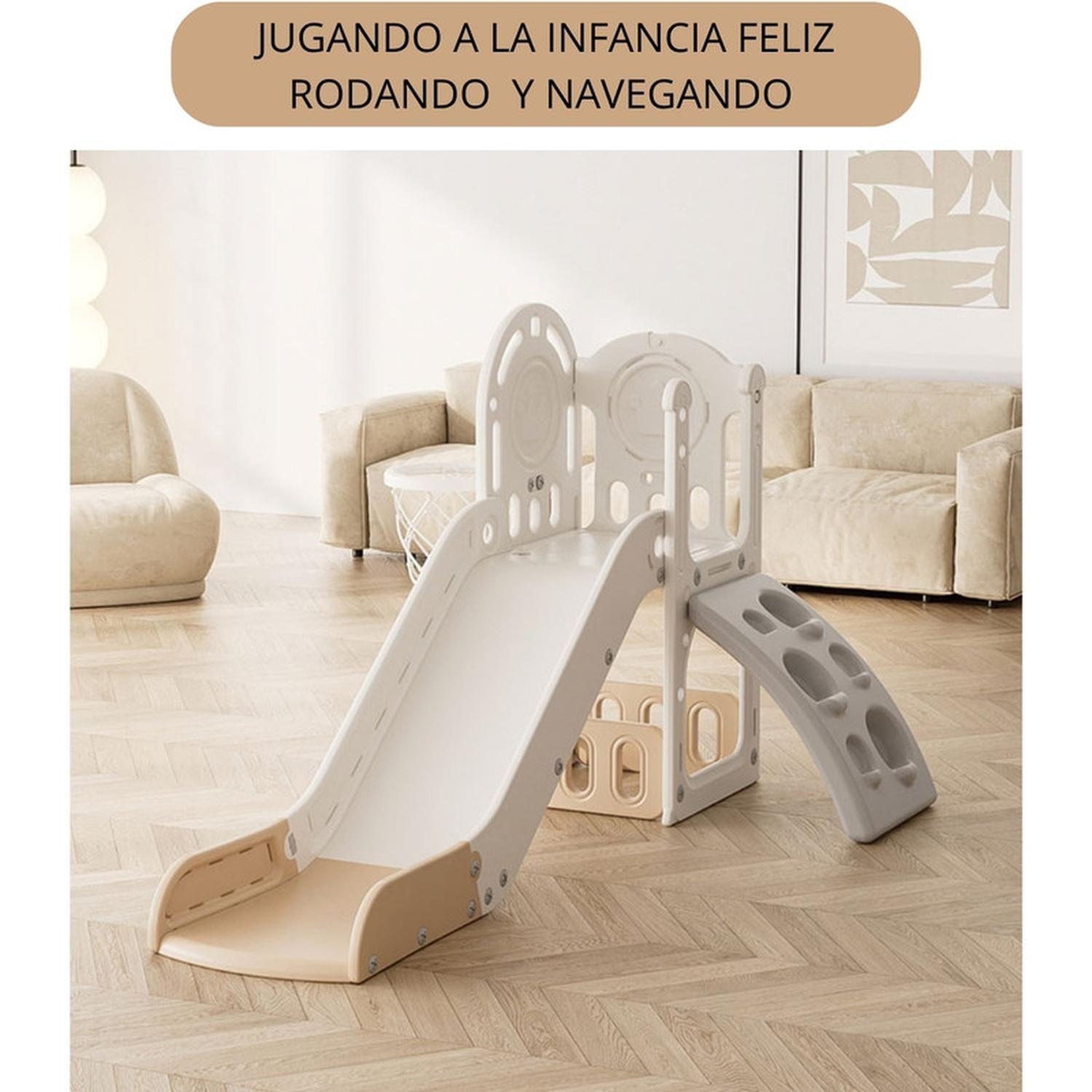 Juego Resbalin Infantil + Escalada Tobogan Torre Rojo-5