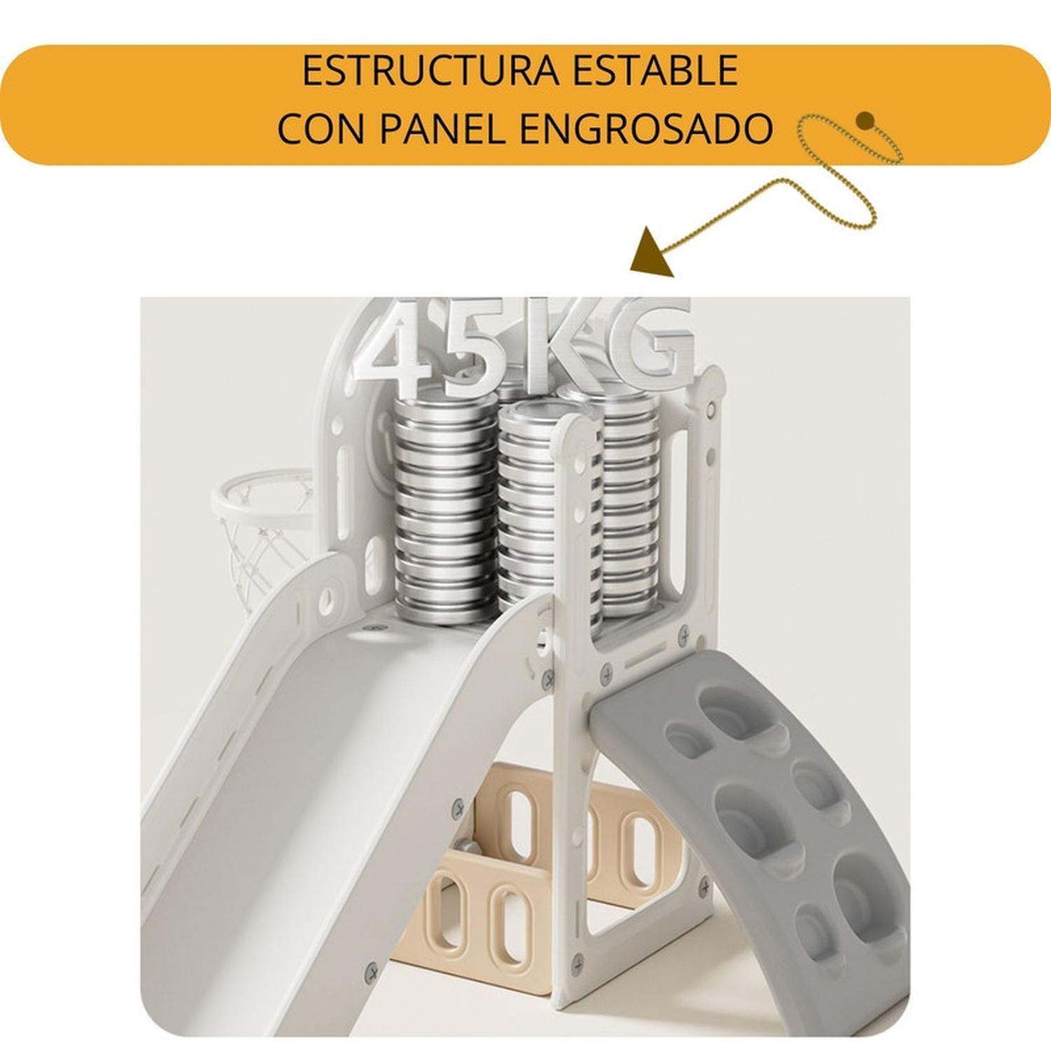 Juego Resbalin Infantil + Escalada Tobogan Torre Rojo-7