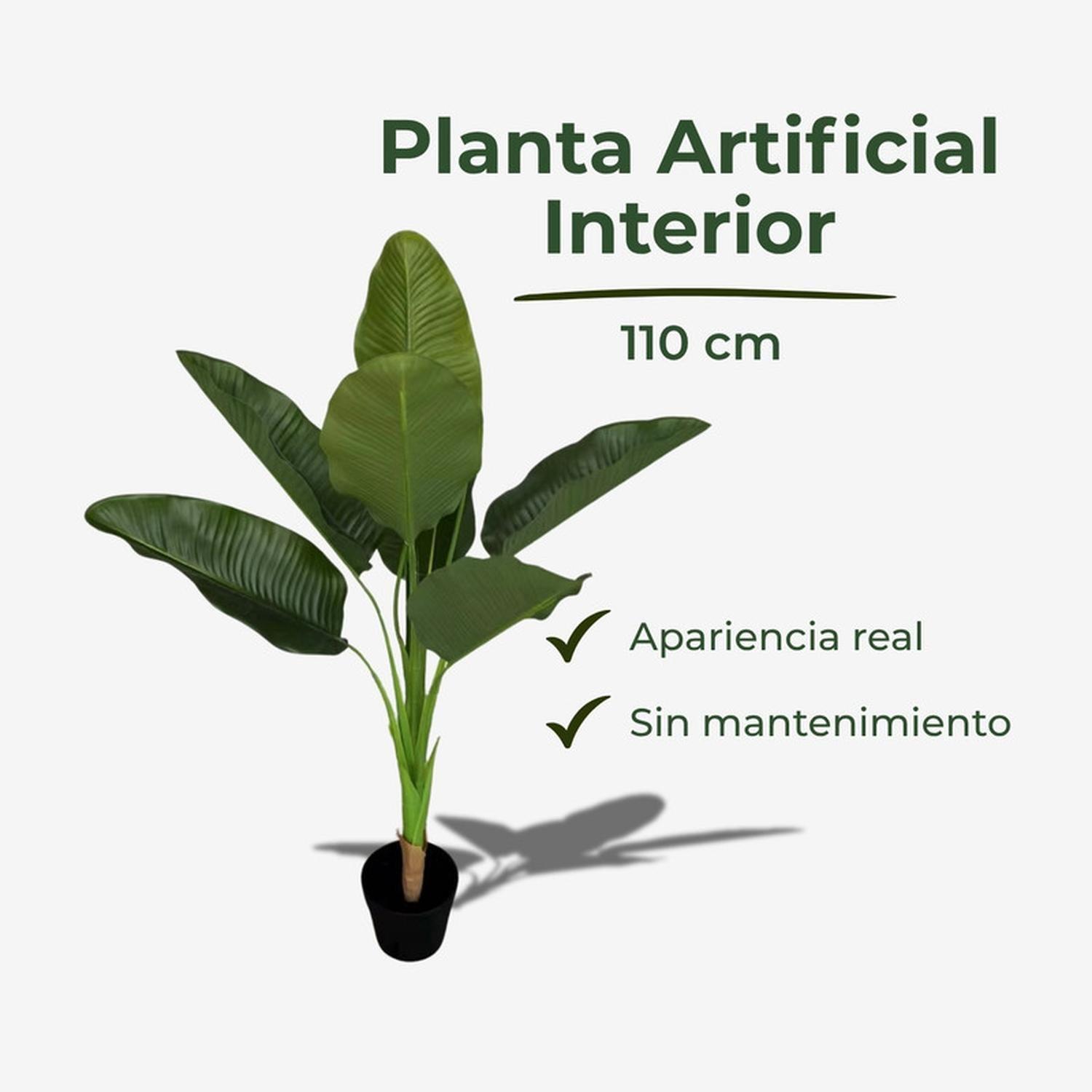Planta Artificial Ave Del Paraíso Strelitzia 110 Cm-2