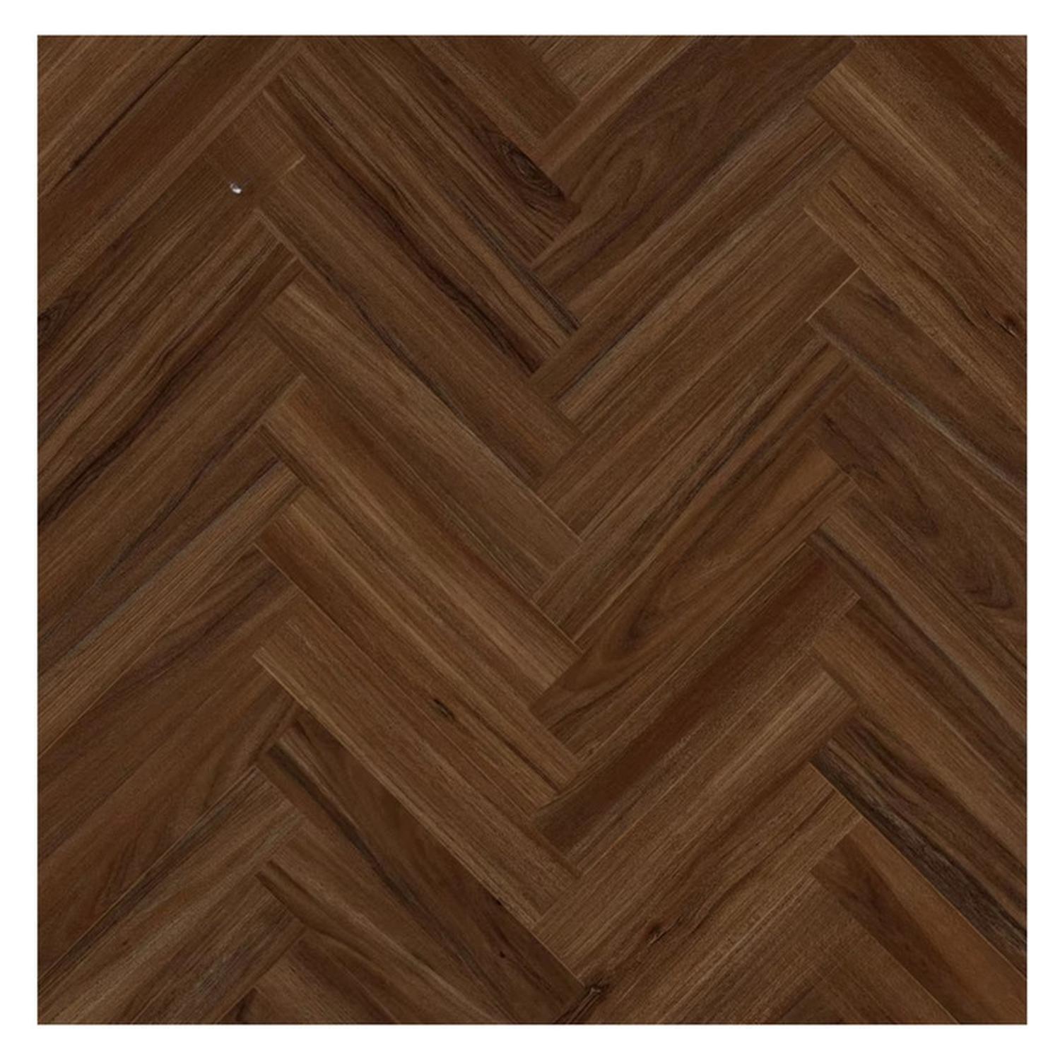 Piso Vinílico Adhesivo Símil Madera 91,4x15,2 Nogal Chocolat-2