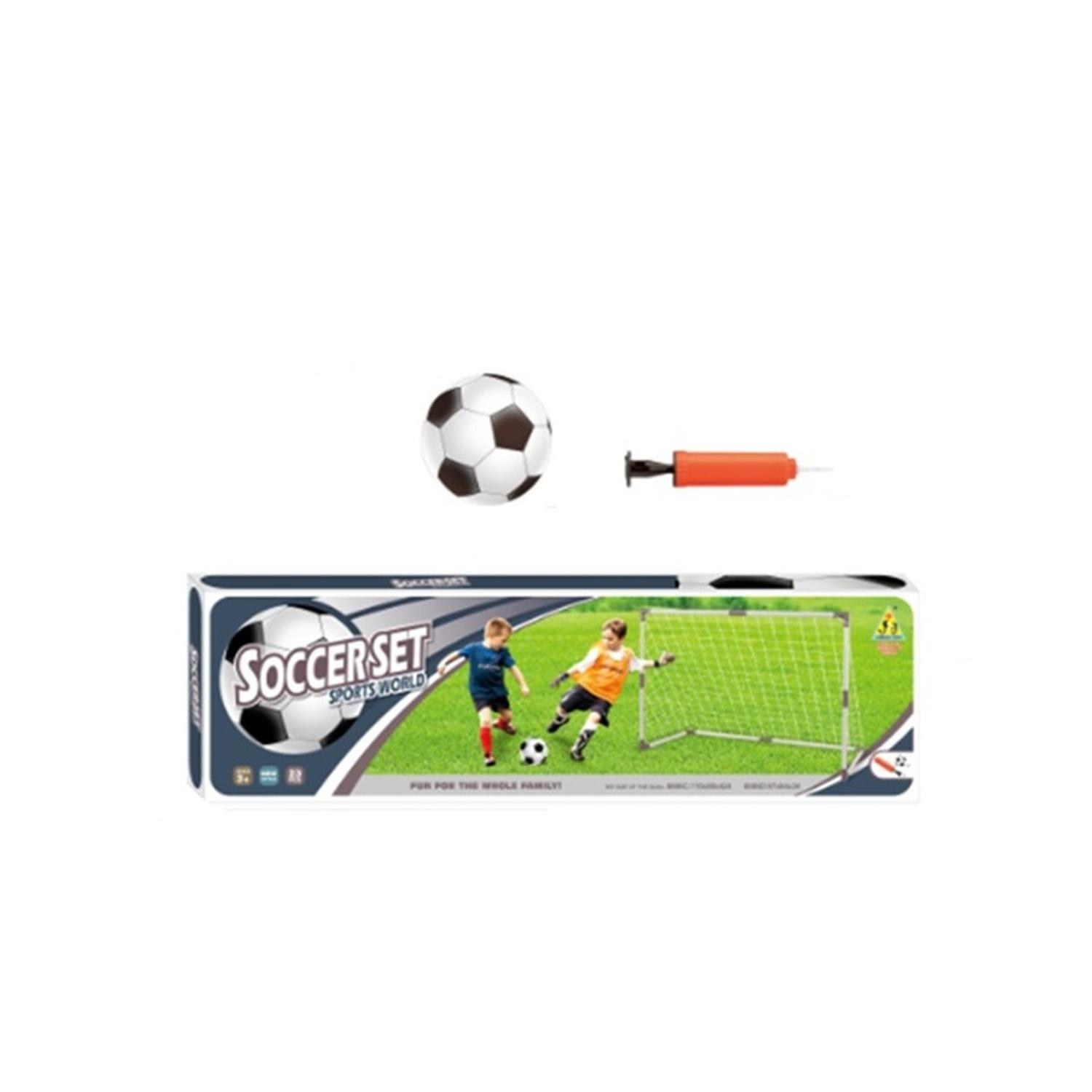 Arco Futbol Niño Pelota+Red+Bombin 110X80Cm.-2