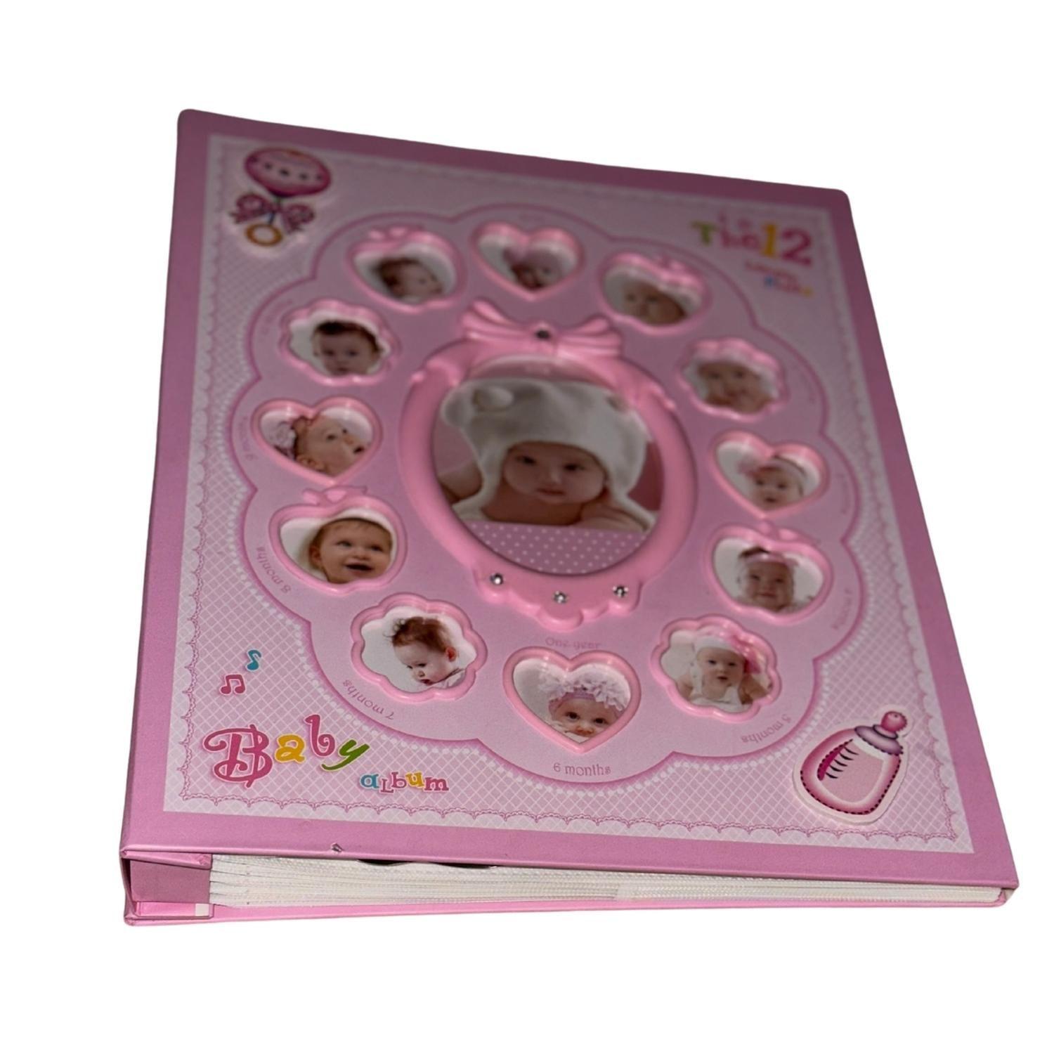Album De Fotos Bebe 1 Primer Año De Vida 240 Fotos Rosa-1