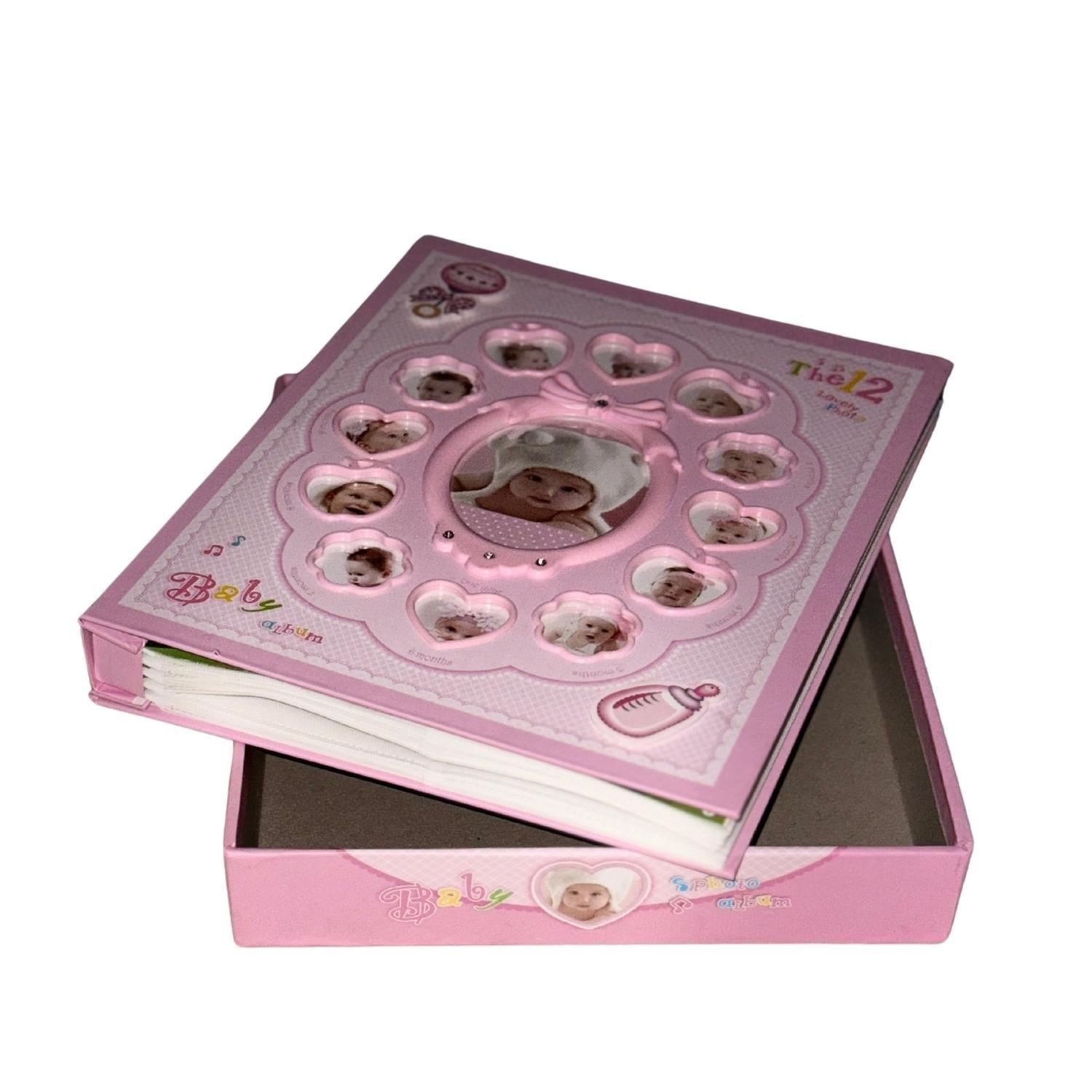 Album De Fotos Bebe 1 Primer Año De Vida 240 Fotos Rosa-3