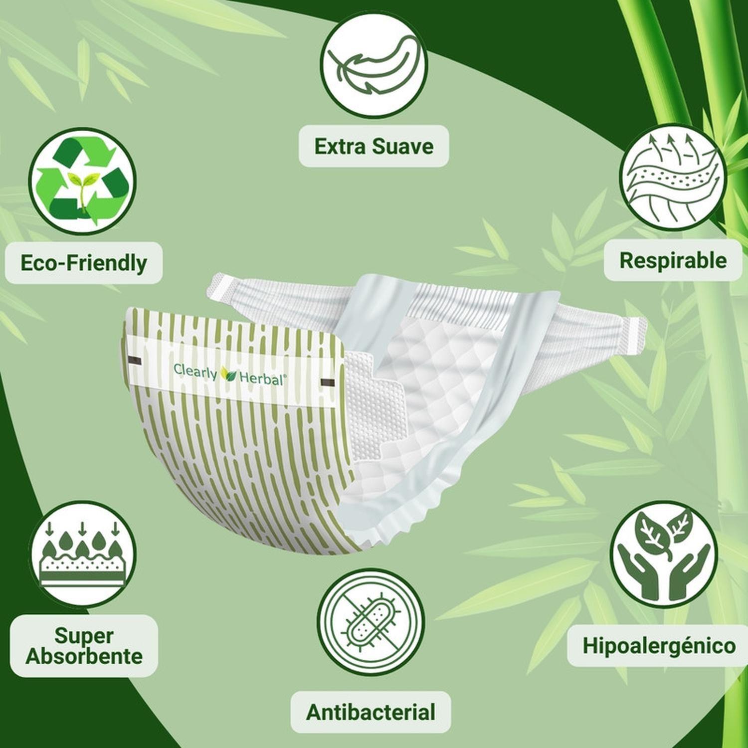 Pañales Bambú Premium 112 Unidades 5,5 a 8 Kg-3