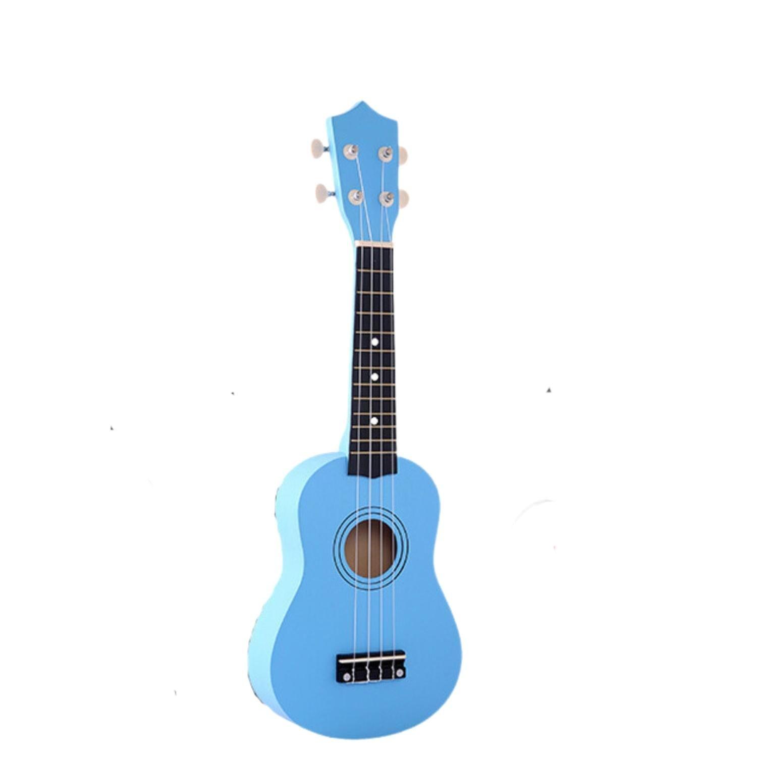 Ukelele 21". Incluye Funda. Color Celeste-1