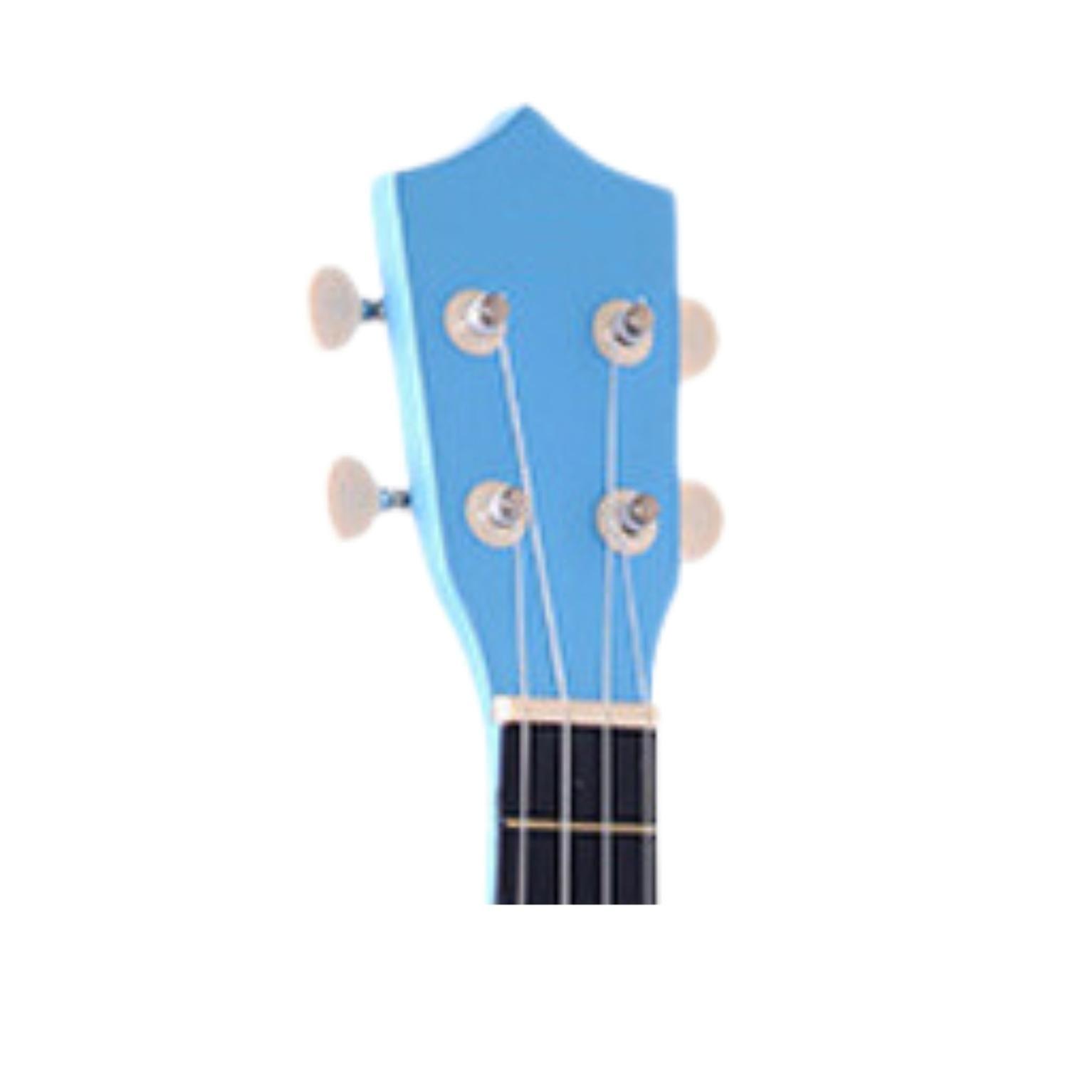 Ukelele 21". Incluye Funda. Color Celeste-3