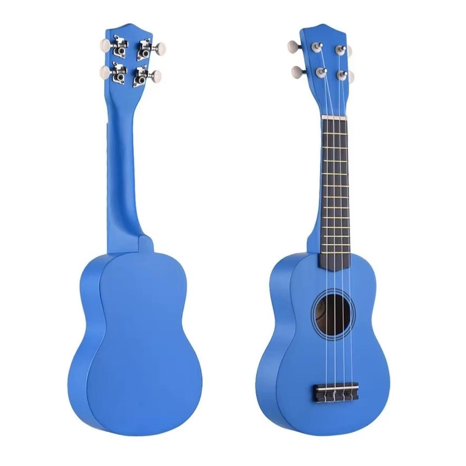 Ukelele 21". Incluye Funda. Color Celeste-5