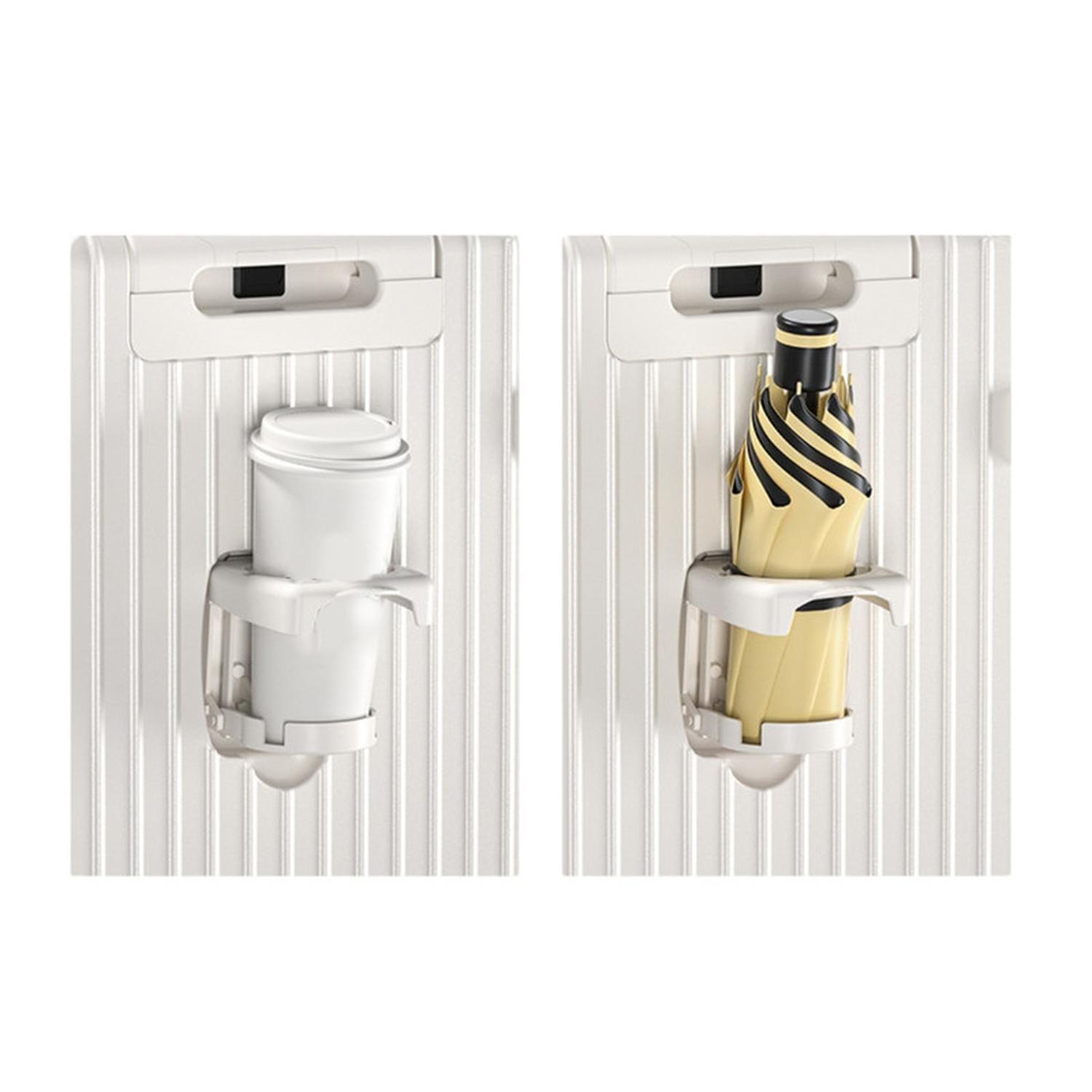 Maleta Tapa Dura Moderna 57x35x23 cm Porta Vaso USB Blanca-6