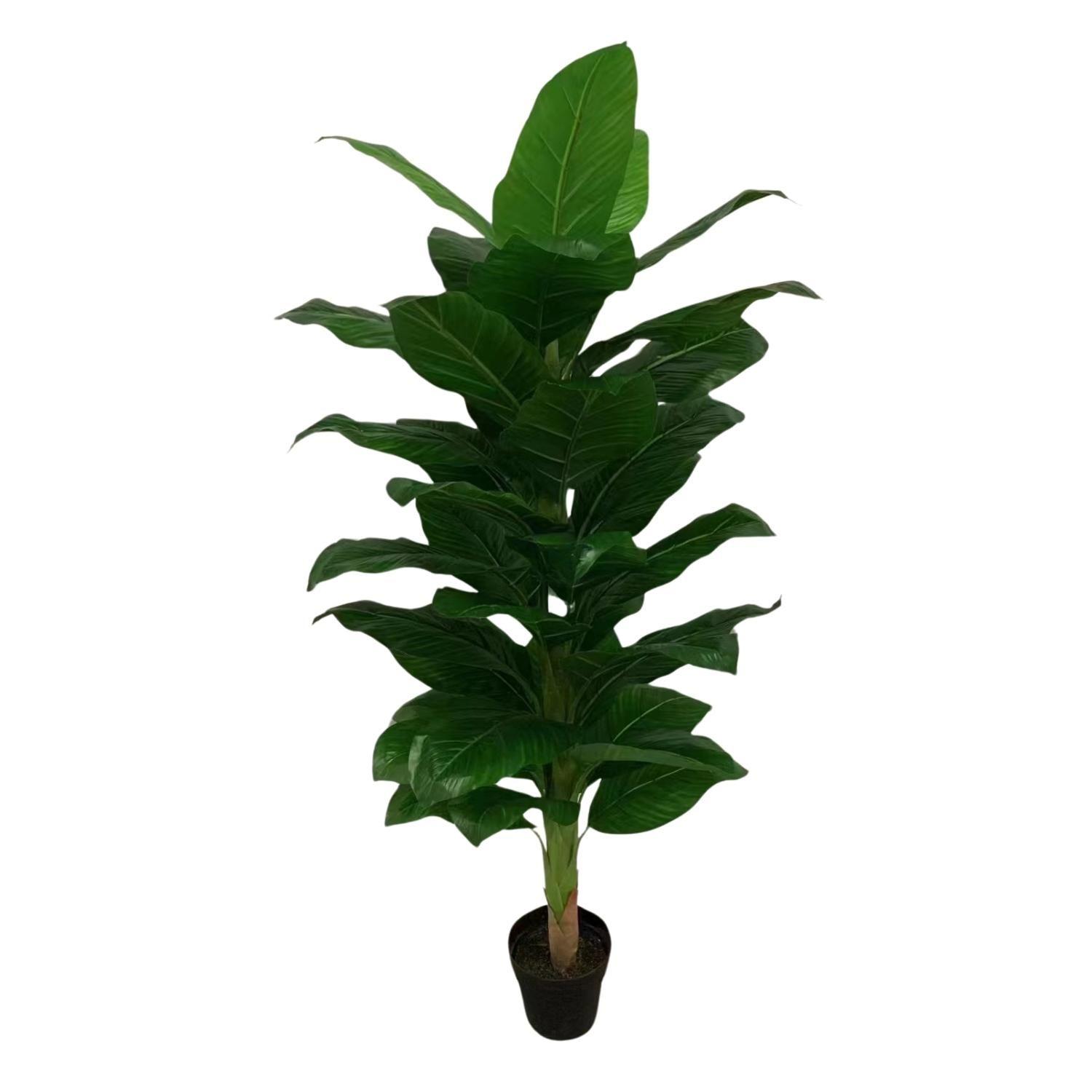 Planta Artificial 160 cm Alto Con Macetero Decorativa-2