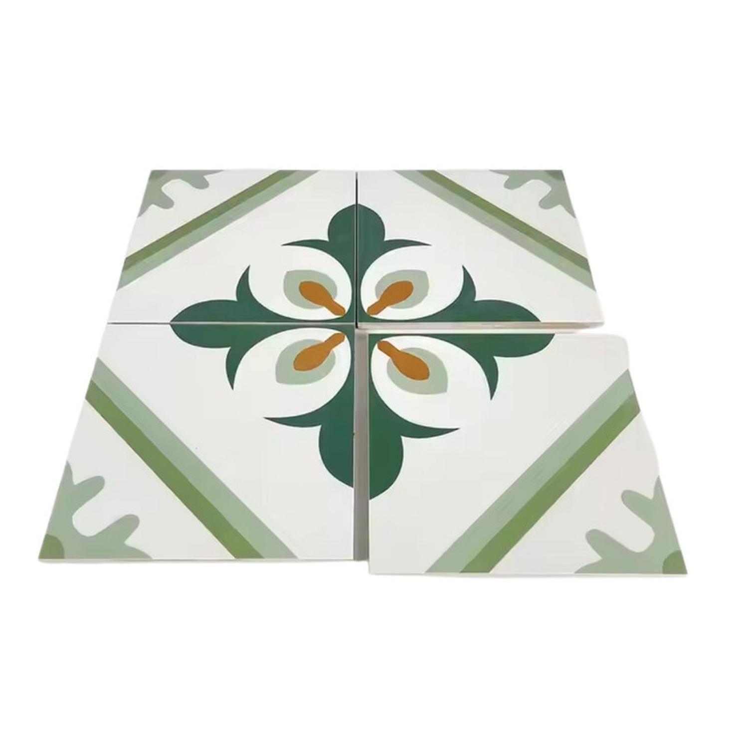 Piso Vinilico Adhesivo. Simil Ceramica. 0,9 M2. 0901-4