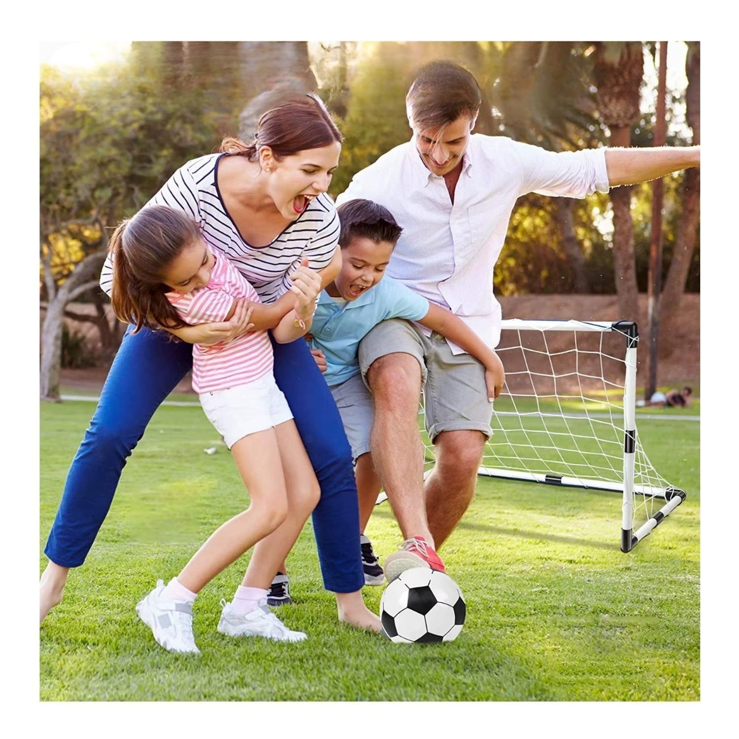 Arco Futbol Niño Red+Bombin+Pelota 97X64Cm.-4