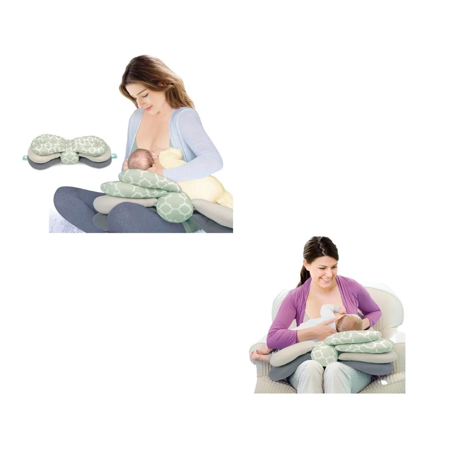 Almohada Ajustable 3 Niveles Cojin lactancia Amamantar Bebes-3
