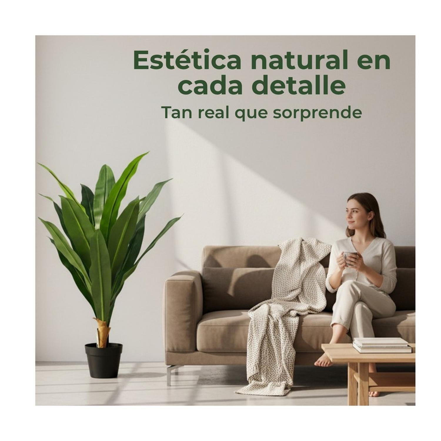 Planta Artificial Dracaena Hojas Largas 120 cm-5