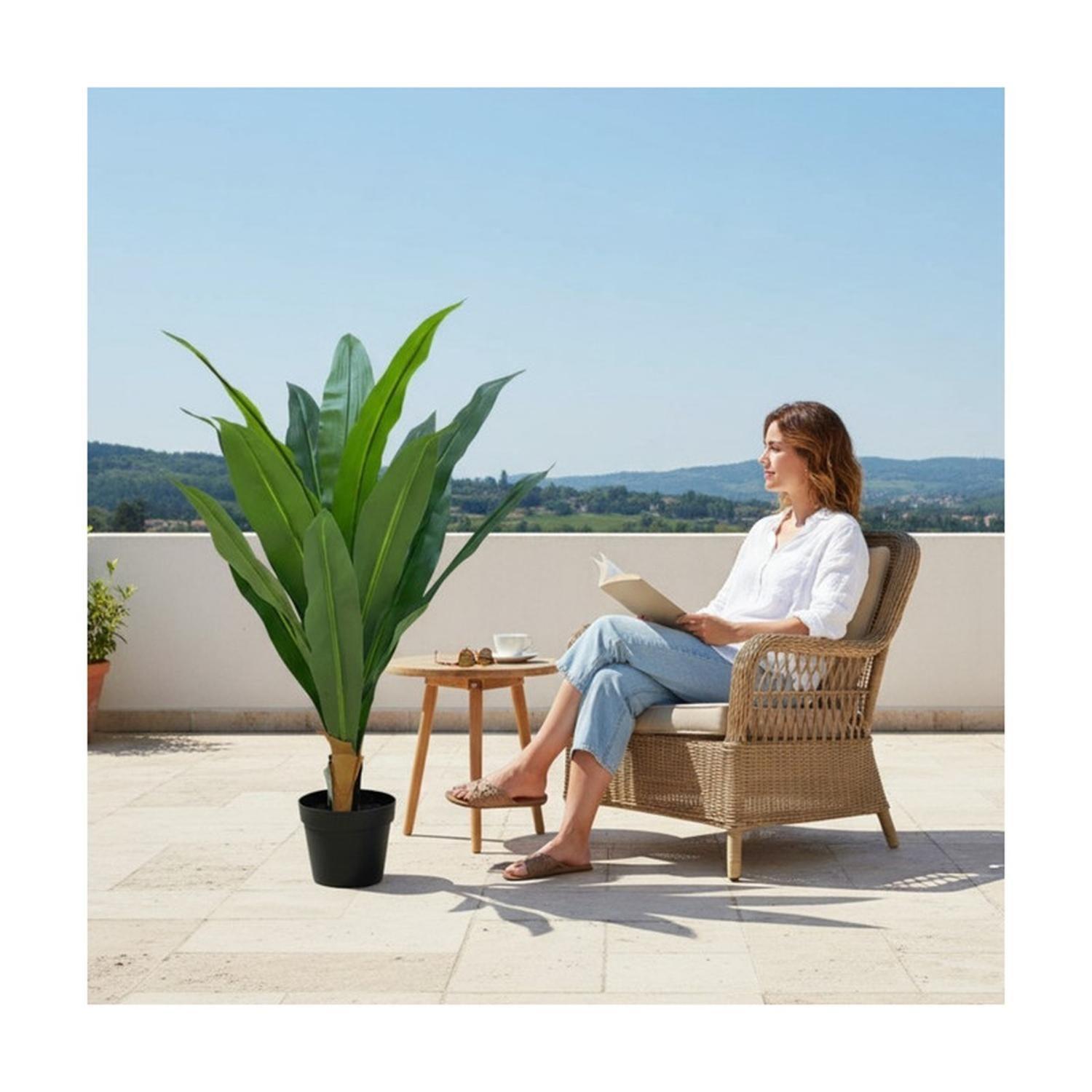 Planta Artificial Dracaena Hojas Largas 120 cm-7