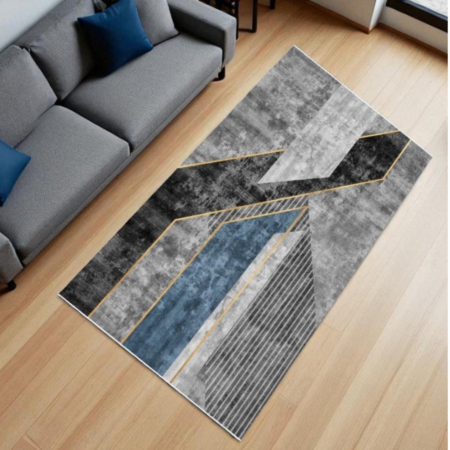 Alfombra Living Grande 150X200 Cm. Kululu Tapete Sala 3D-0