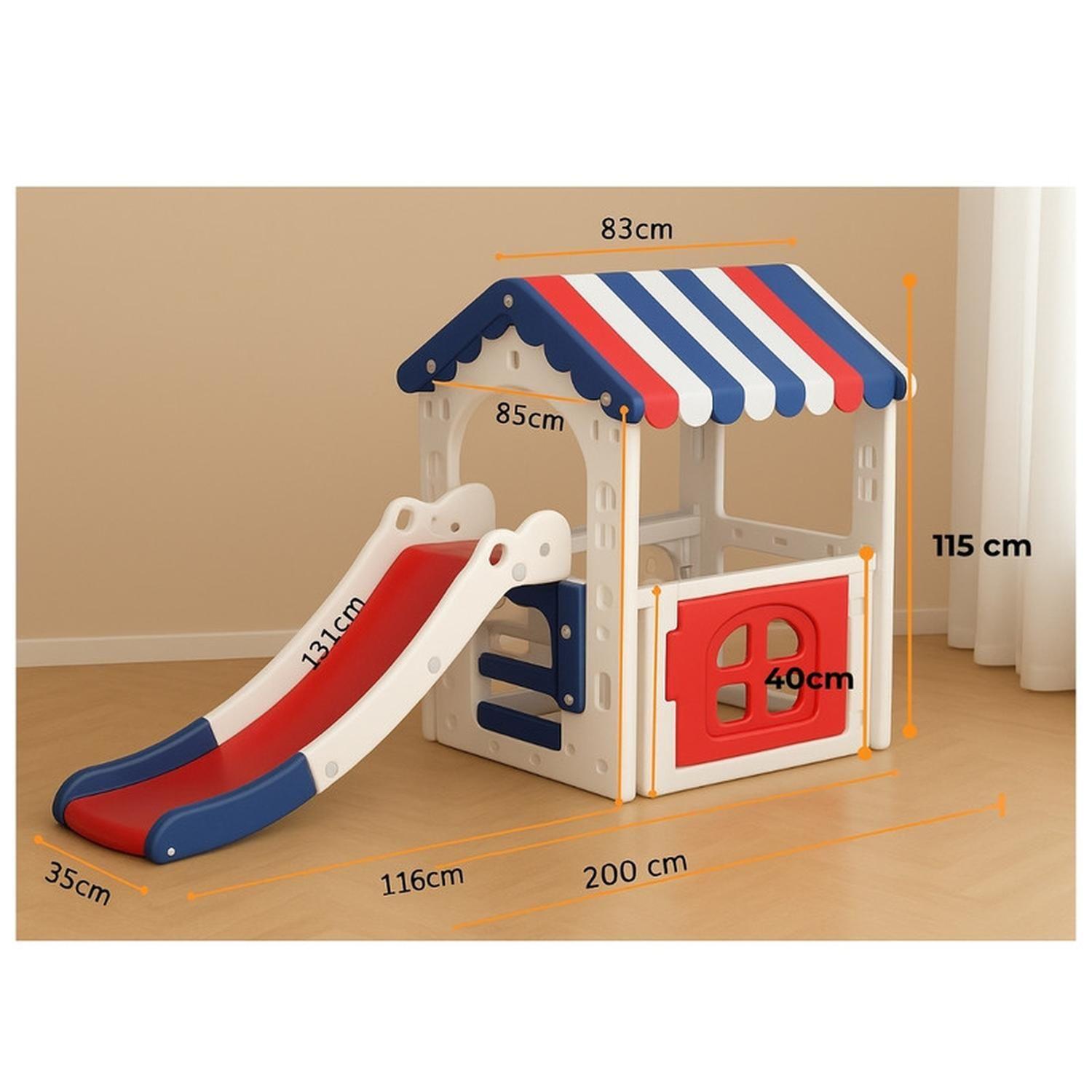 Juego Resbalin Tobogan Casa Club Casita Dream-5
