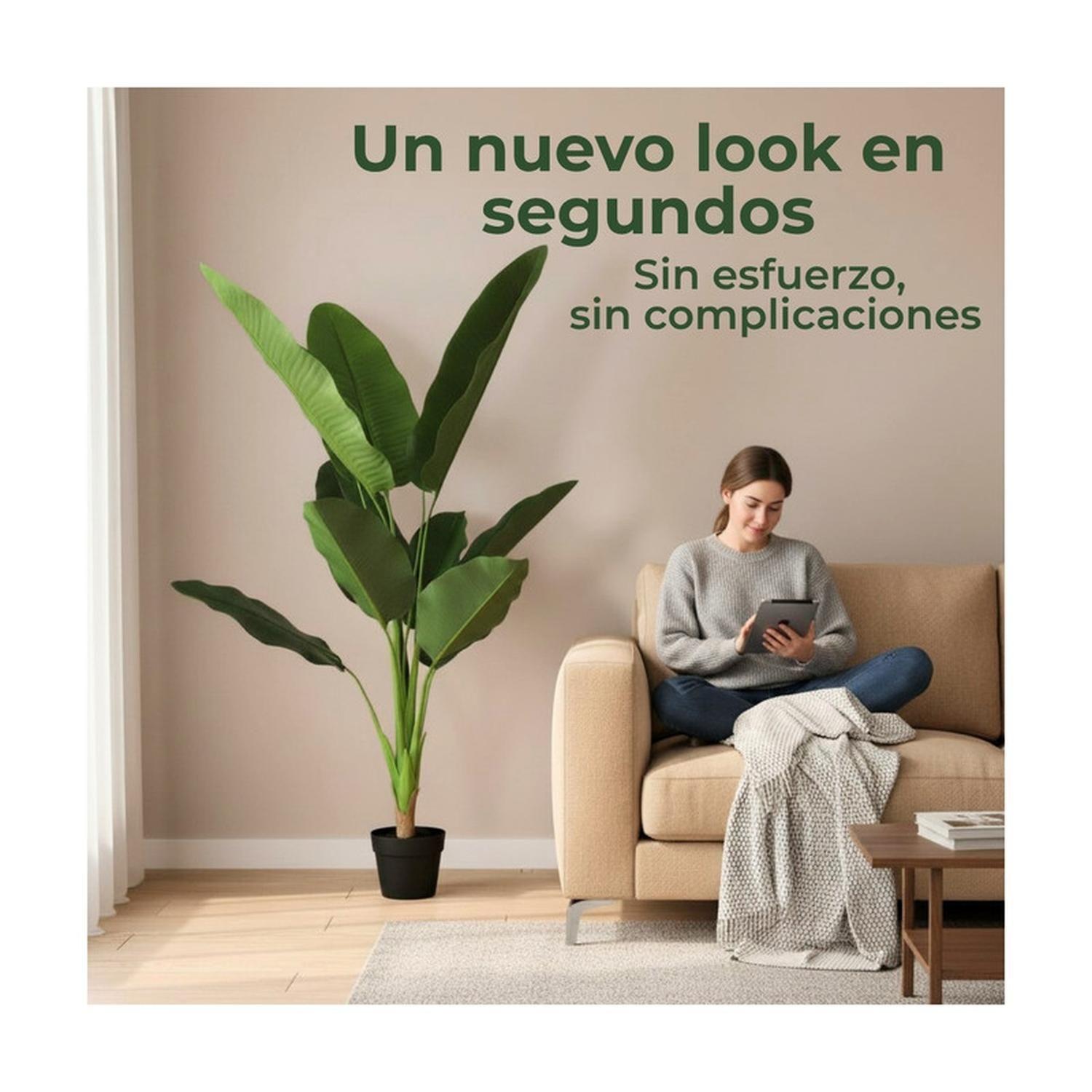 Planta Artificial Ave Del Paraíso Strelitzia 130 Cm-5