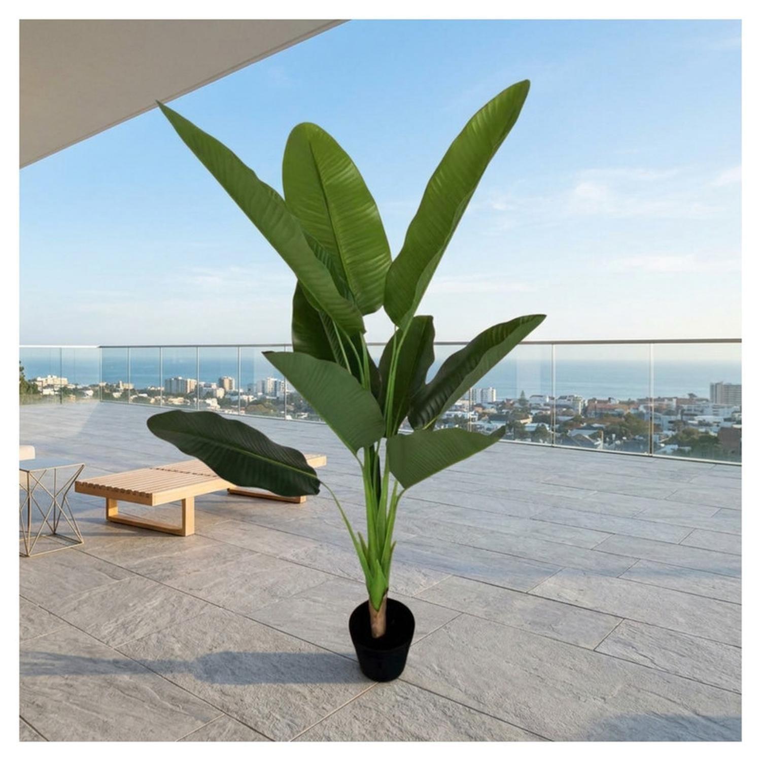 Planta Artificial Ave Del Paraíso Strelitzia 130 Cm-7