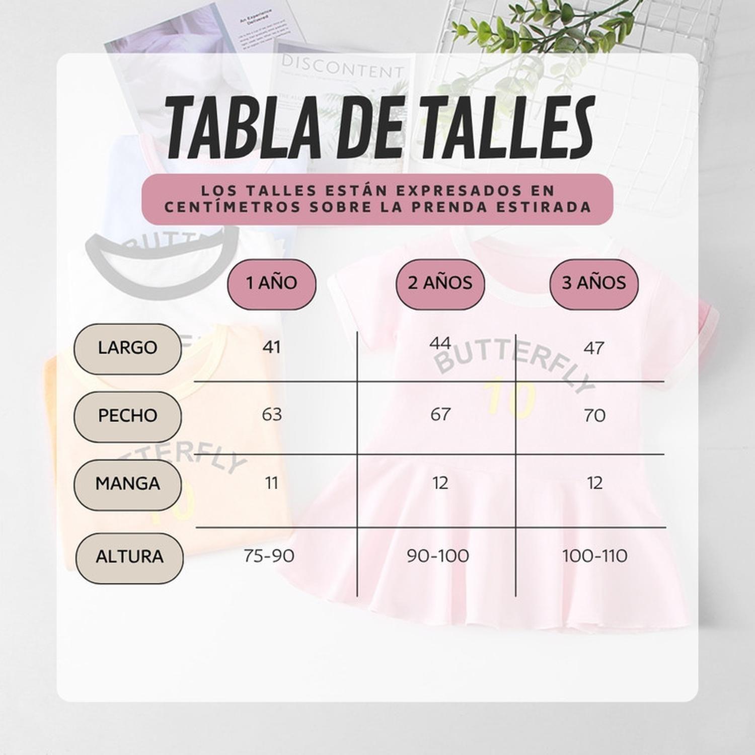 Vestido Algodon Niña Verano Manga Corta Celeste Estampado-2