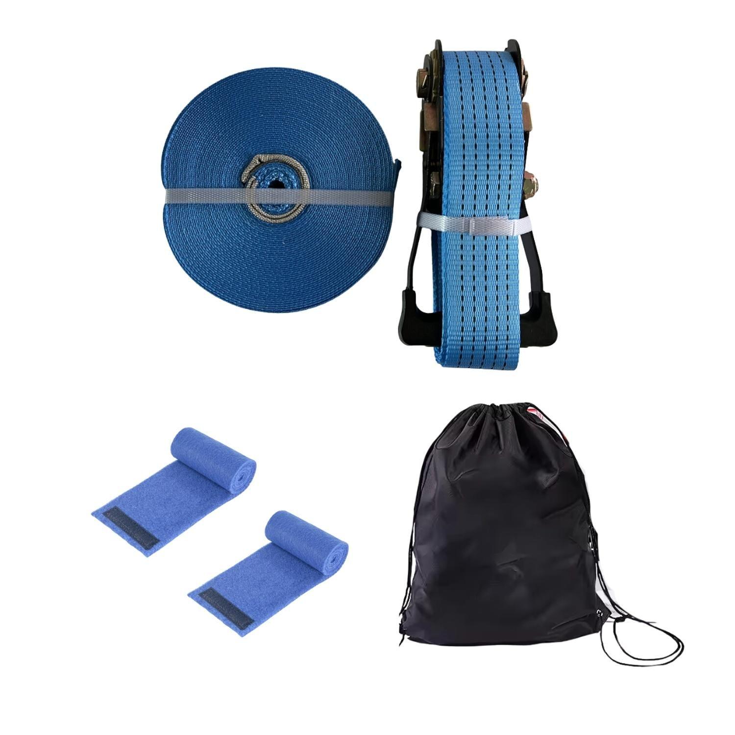 Juego Obstáculos Carrera 7 Kit Slackline Ninja Warrior Niños-9