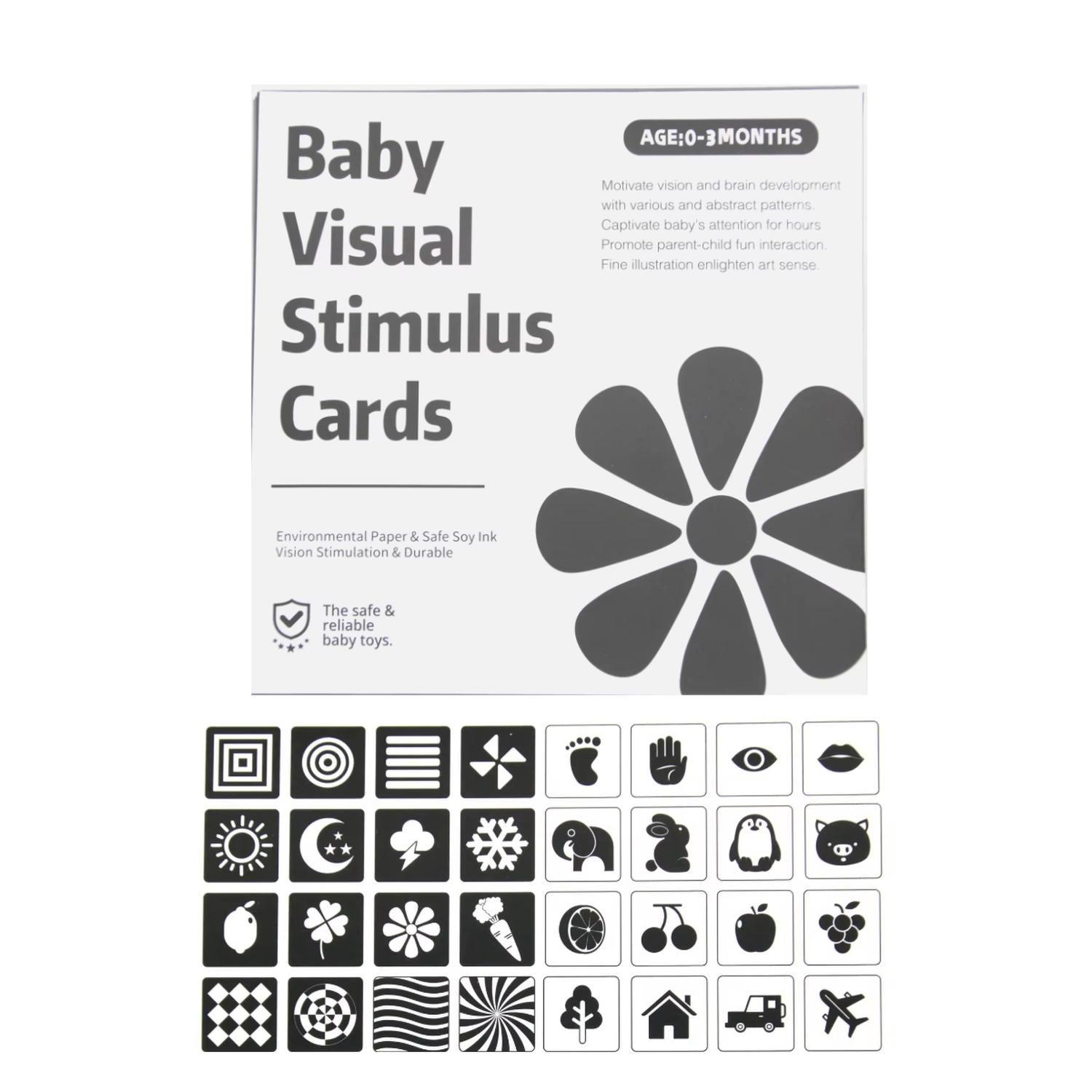 Tarjeta Estimulacion Visual Temprana Bebe 0 A 3 Meses-0
