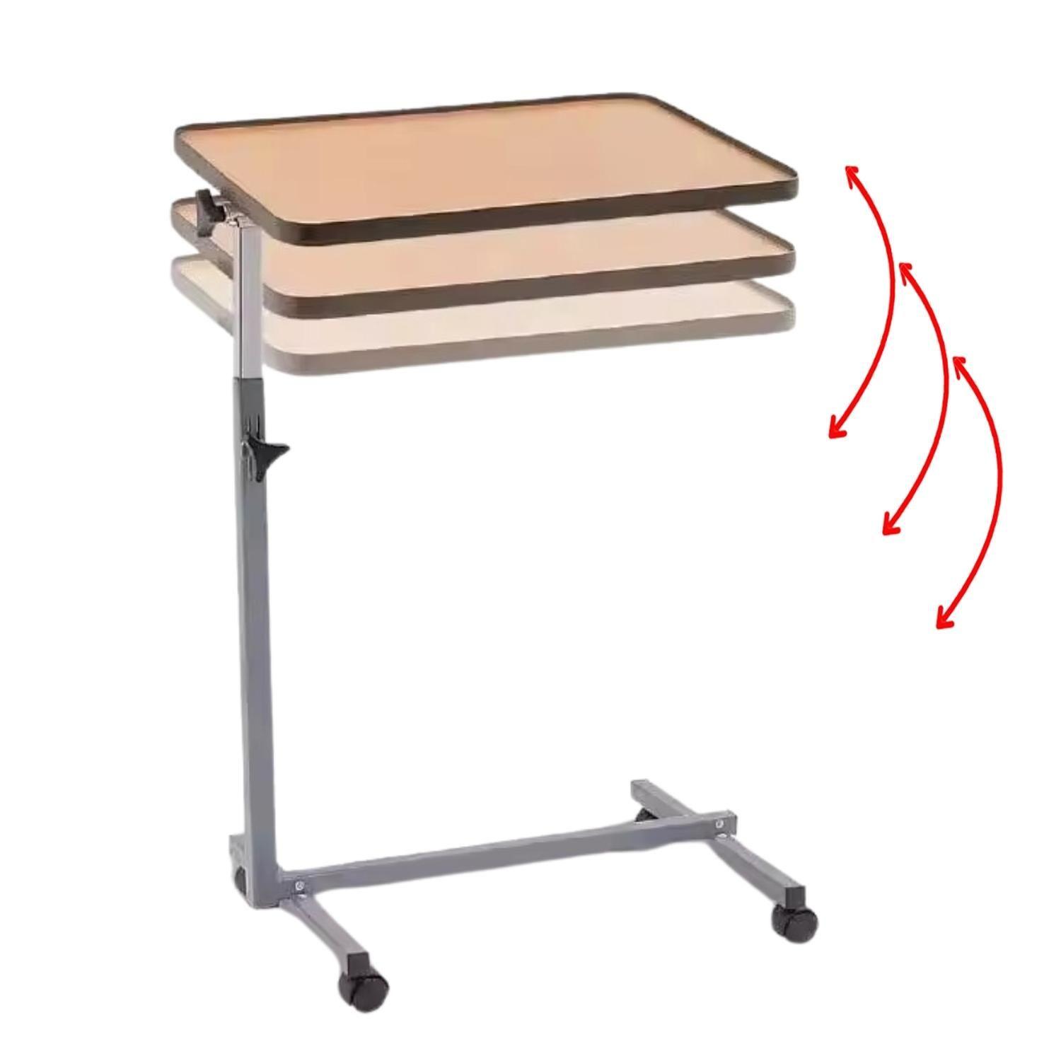 Mesa Plegable Enfermo Cama Deluxe Firme Altura Ajustable Pc-3
