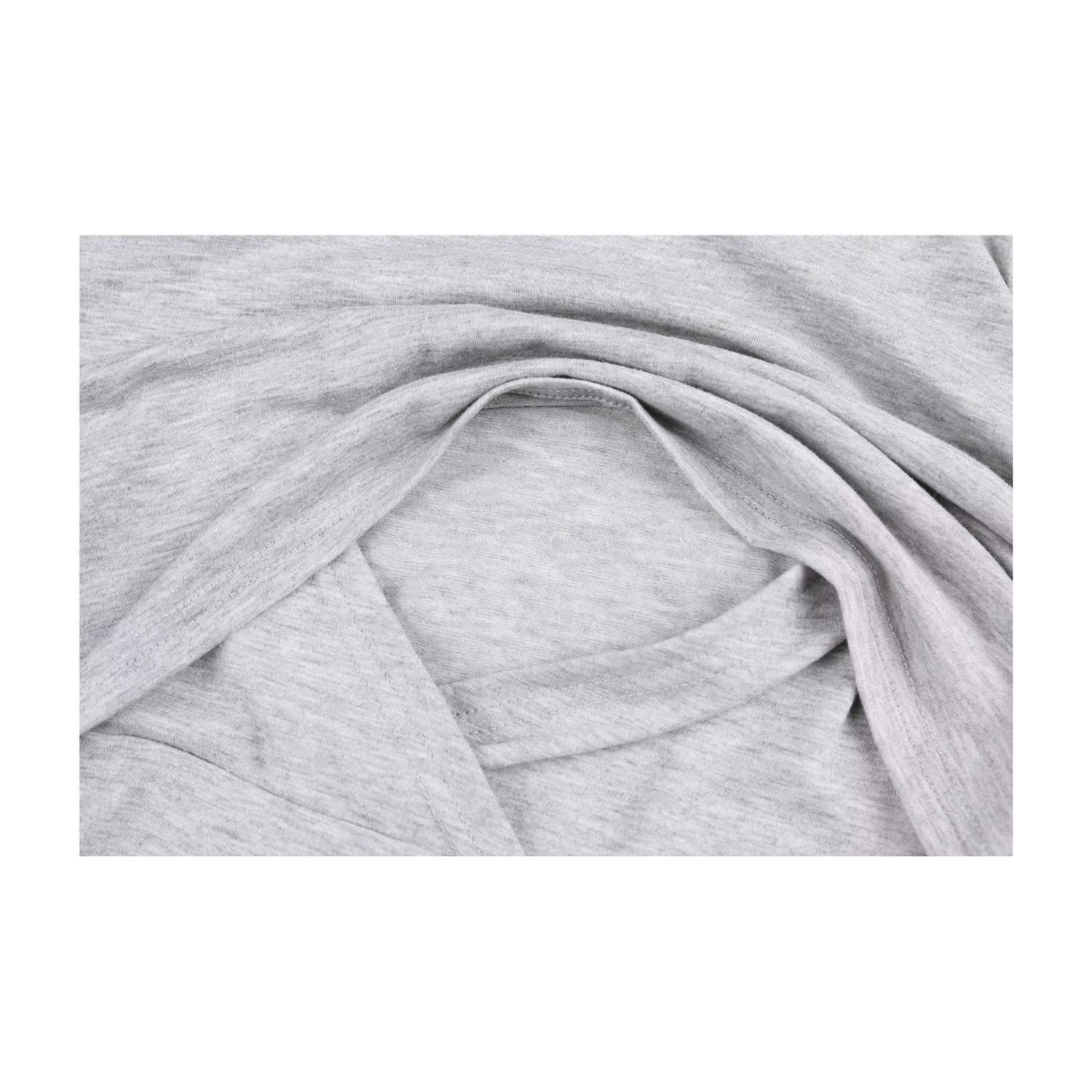 Polera Lactancia Maternidad Manga Larga Gina Gris-4