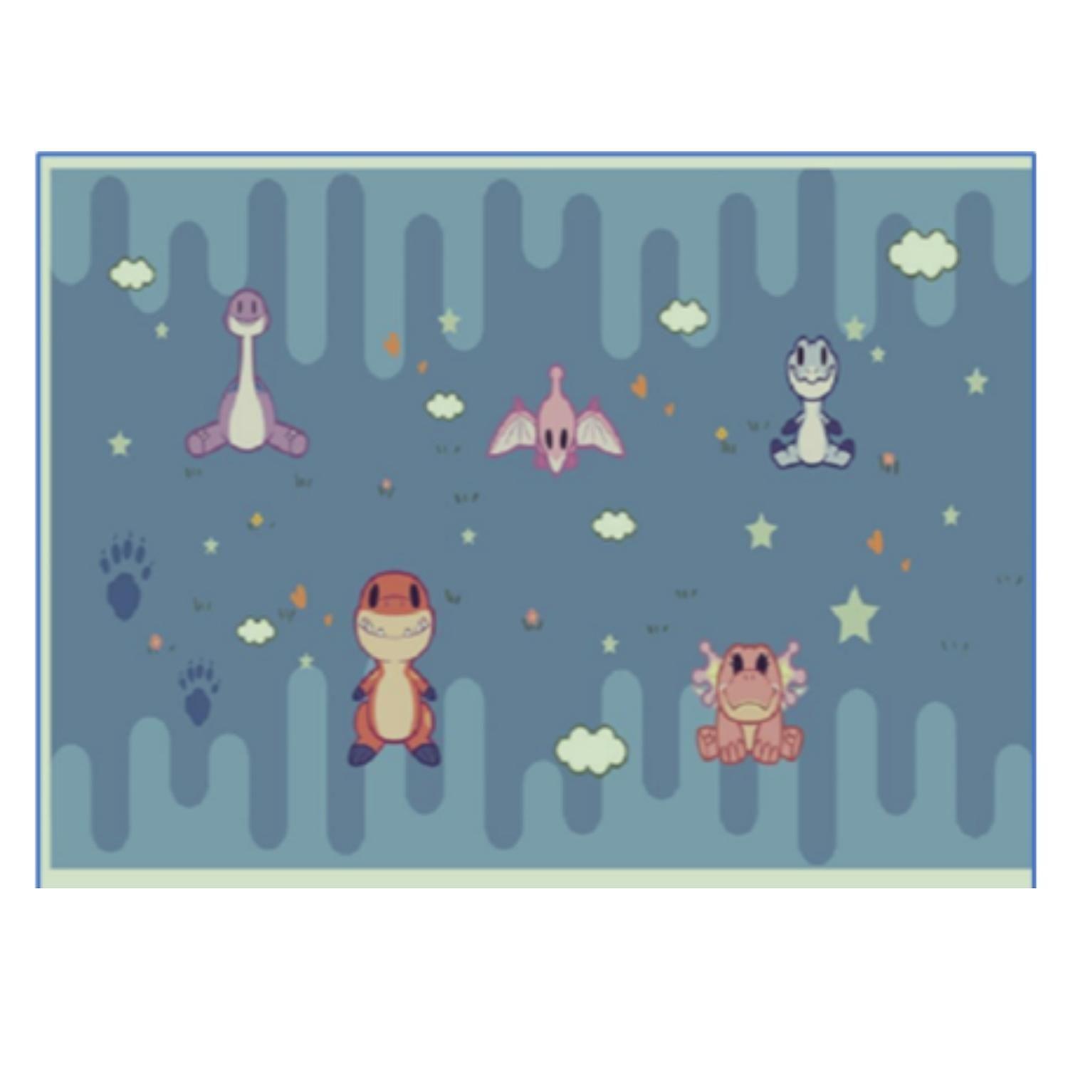 Alfombra Infantil Amiguitos 80X120 Cm Tapete Dormitorio Sala-1