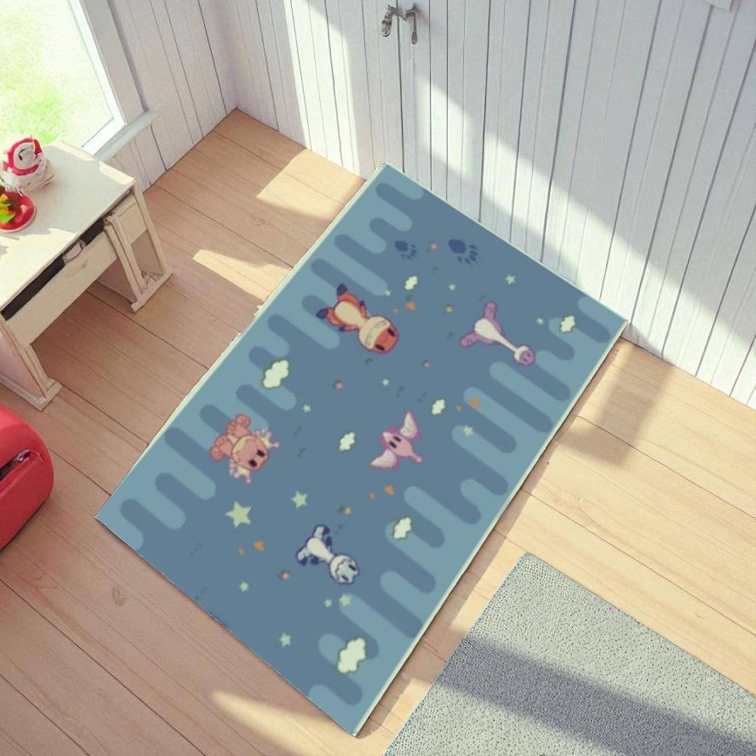 Alfombra Infantil Amiguitos 80X120 Cm Tapete Dormitorio Sala-2