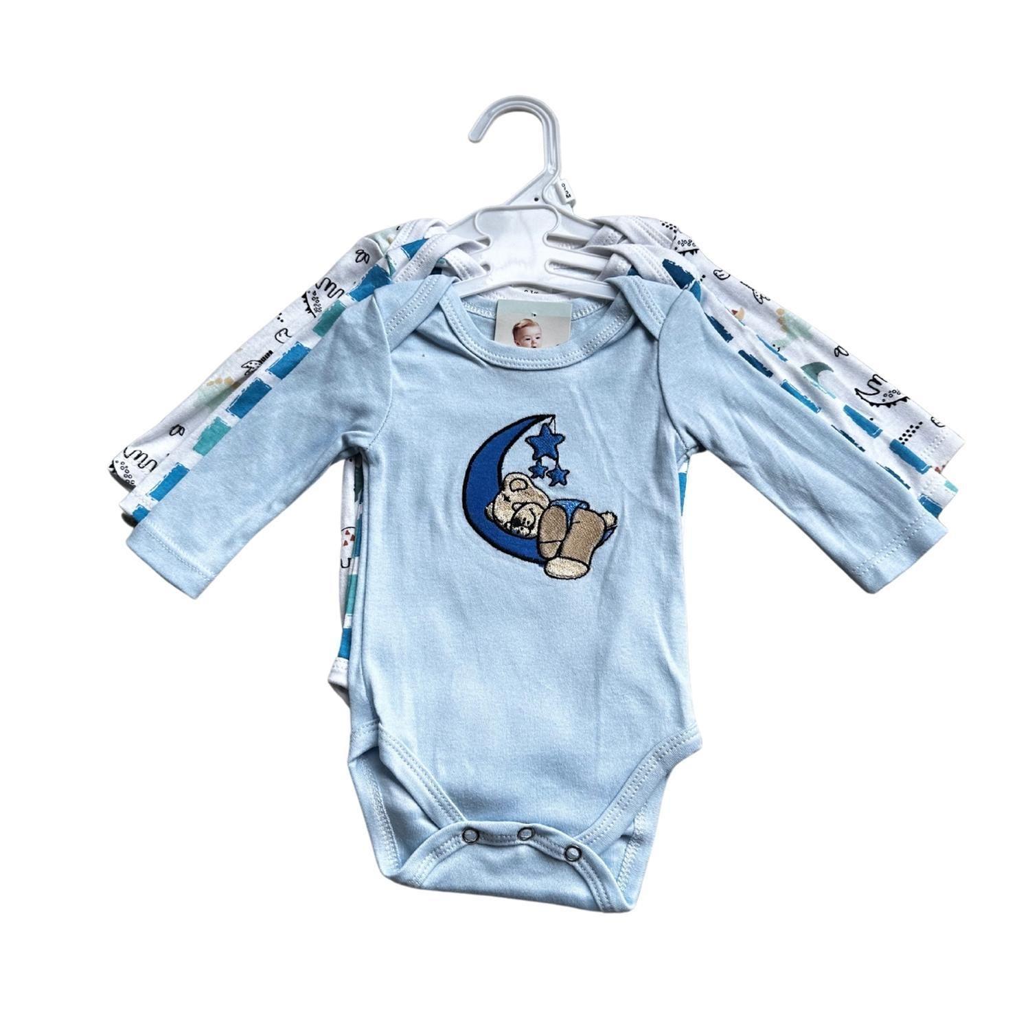 Pack 3 Piluchos Body Bebe Set Piluchos Bebe Niño-0