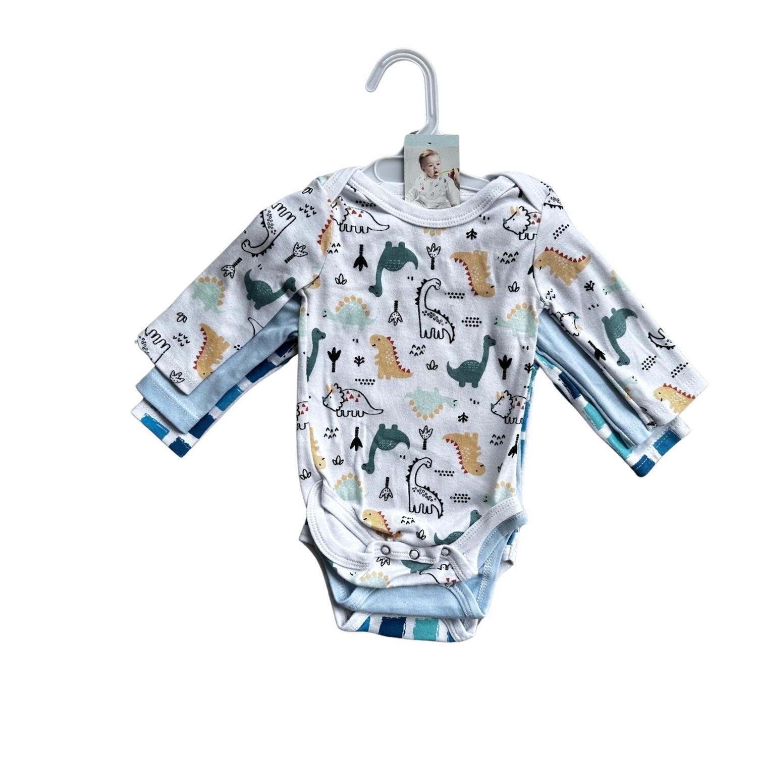 Pack 3 Piluchos Body Bebe Set Piluchos Bebe Niño-2