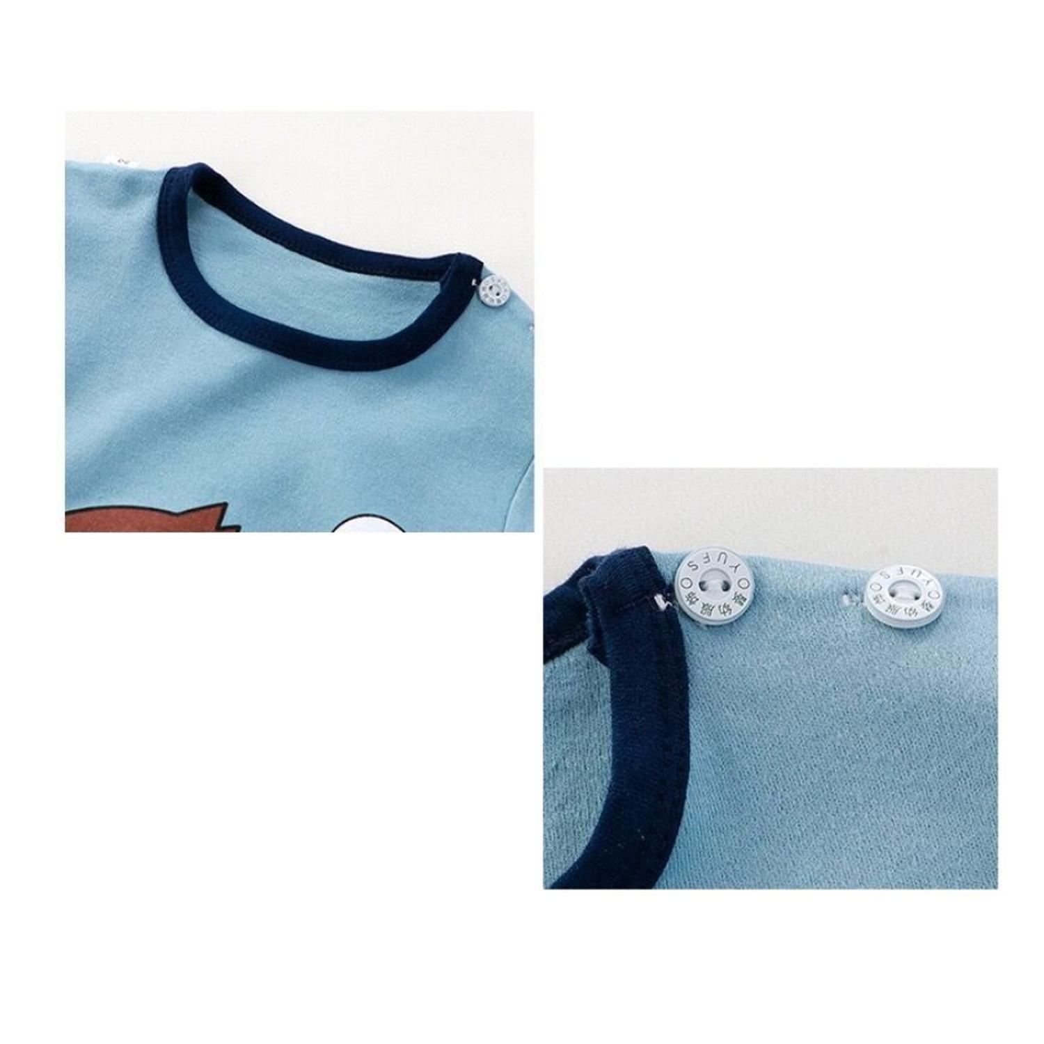 Pijama Niño Infantil Manga Larga Algodon Lyon-1