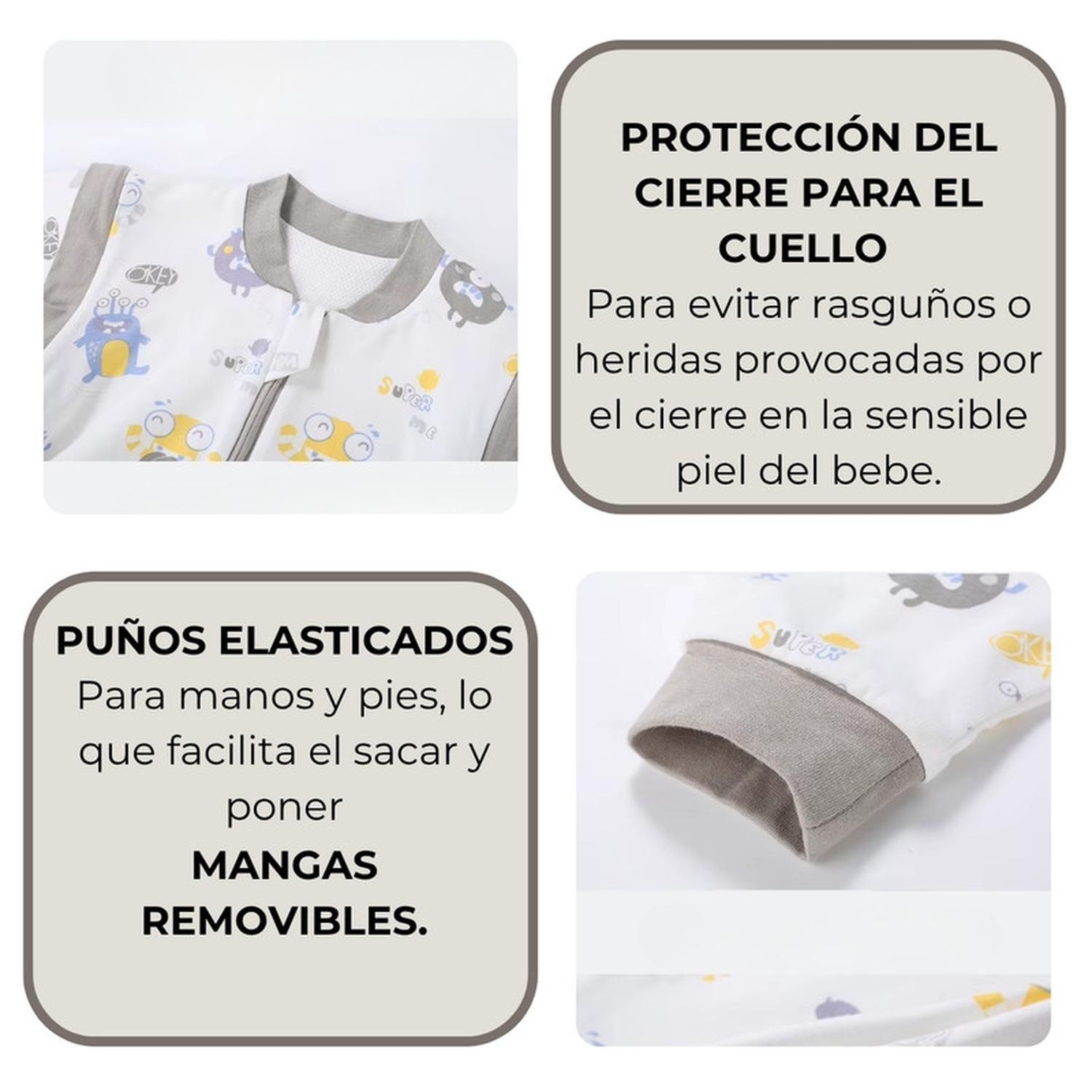 Saquito De Dormir Bebe Pijama Algodon Tog 1.0 Virus-2