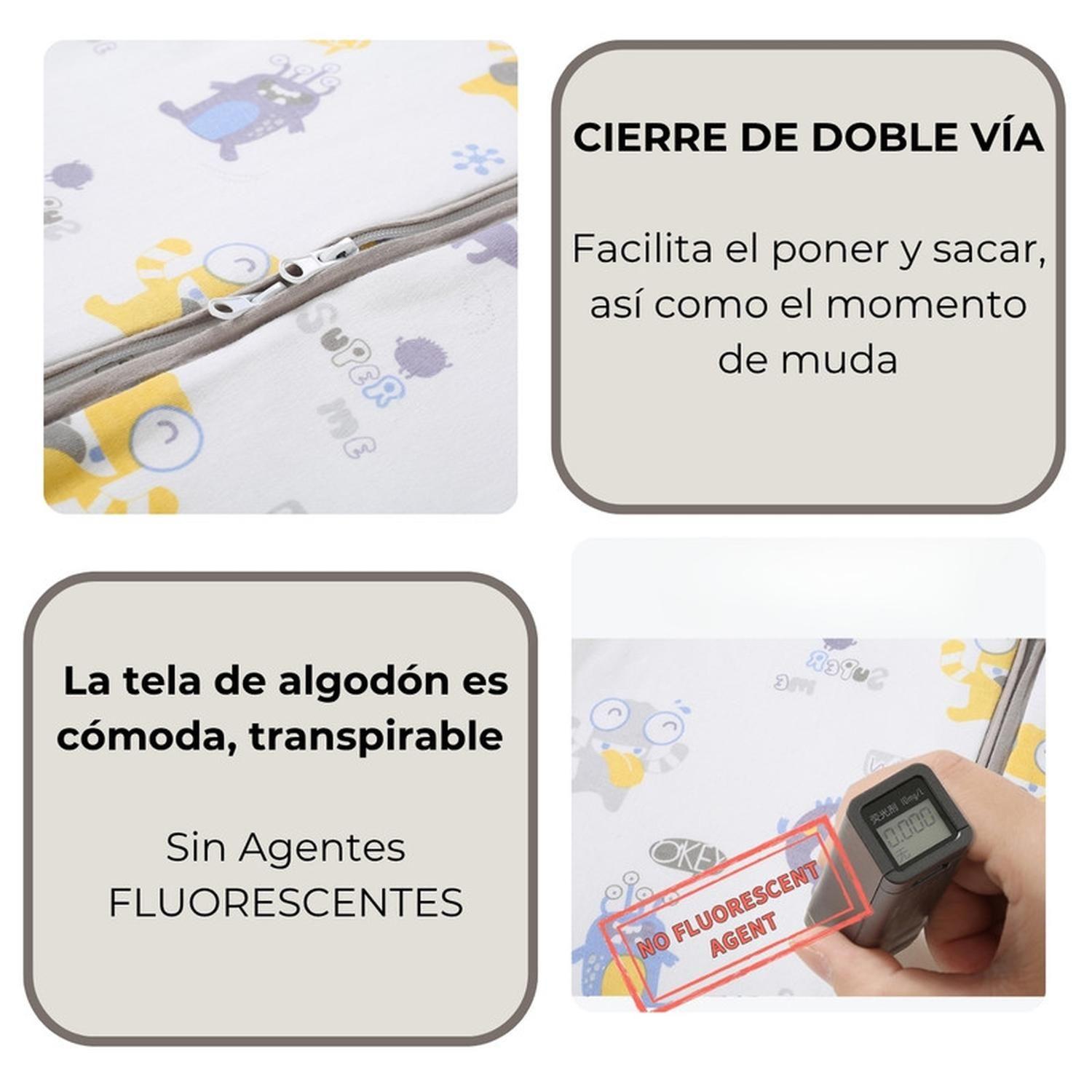 Saquito De Dormir Bebe Pijama Algodon Tog 1.0 Virus-3