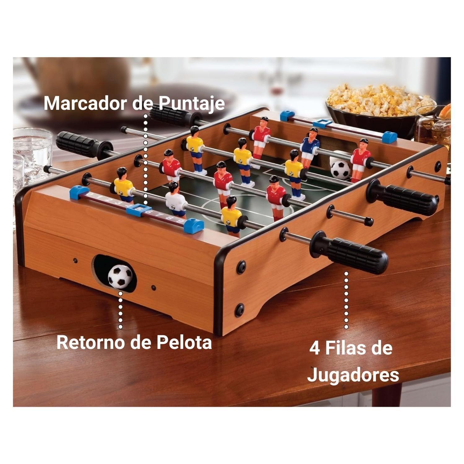 Juego Mesa Mini Taca Taca Futbol Niños.-4