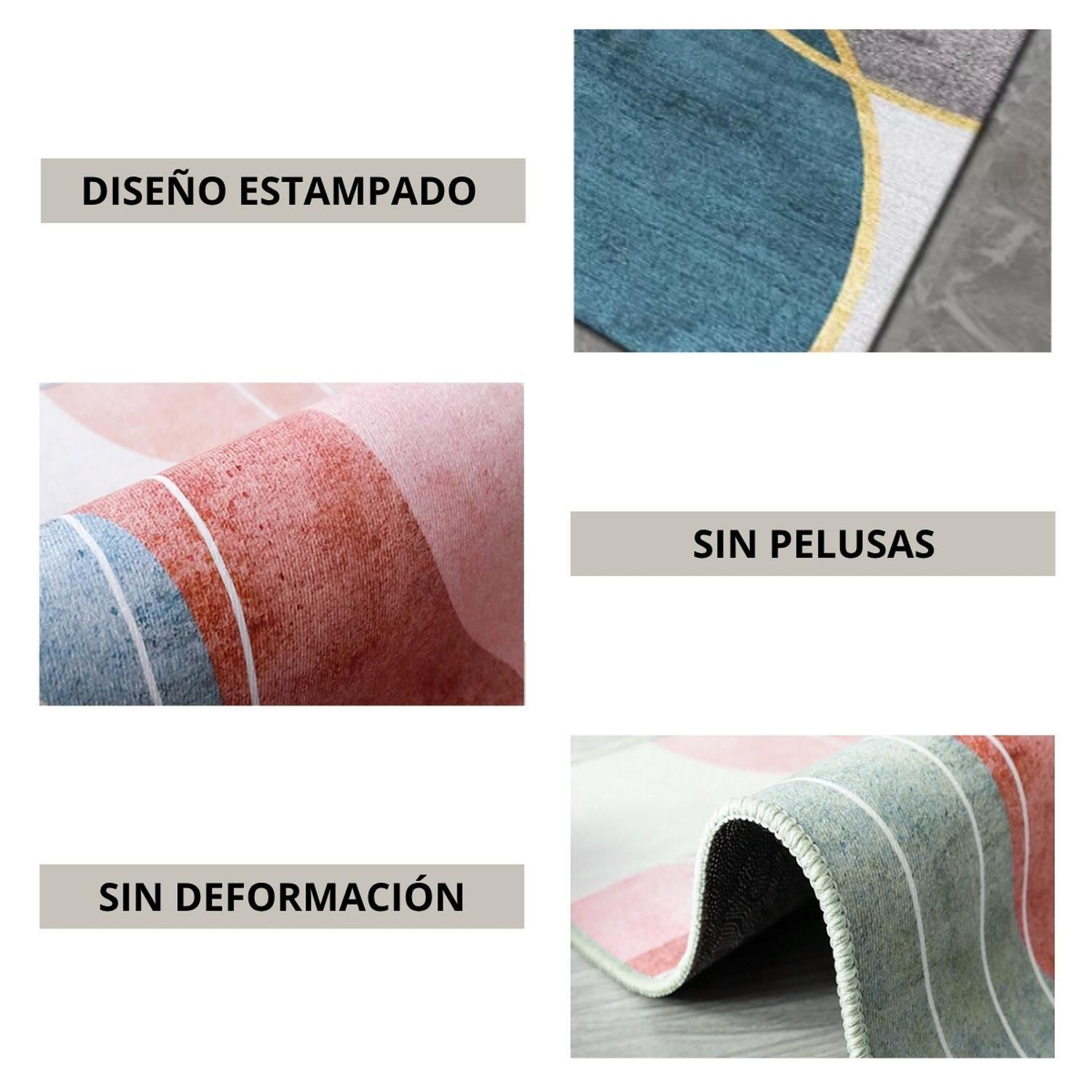 Alfombra Living Grande 150X200 Cm. Silviri Tapete Sala 3D-4