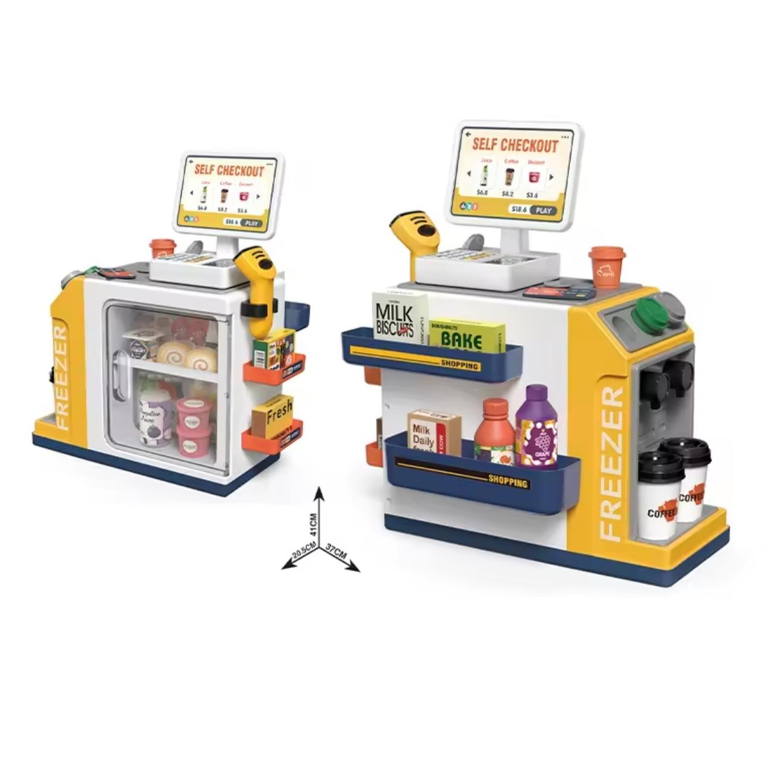 Supermercado Juguete De Compras Scanner Cocina Luz Y Sonido-4